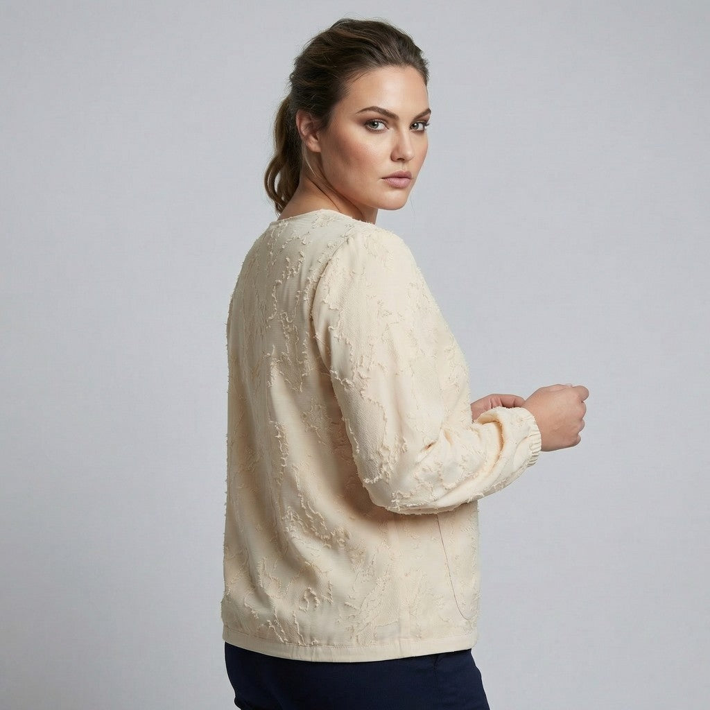 Pont Neuf PNCinda Bluser 1300 Taupe