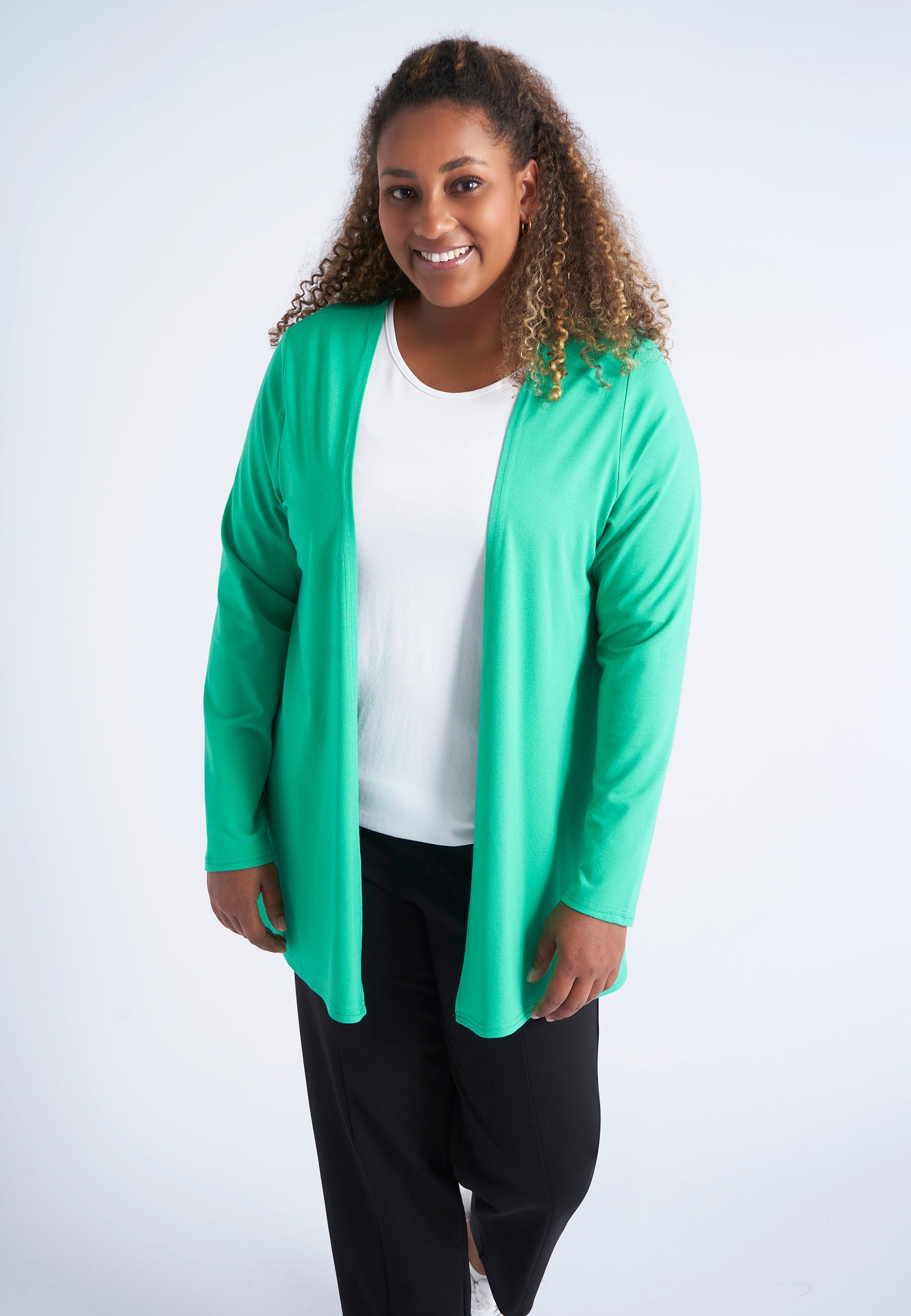 Pont Neuf PNClara Cardigan 043 Simply Green