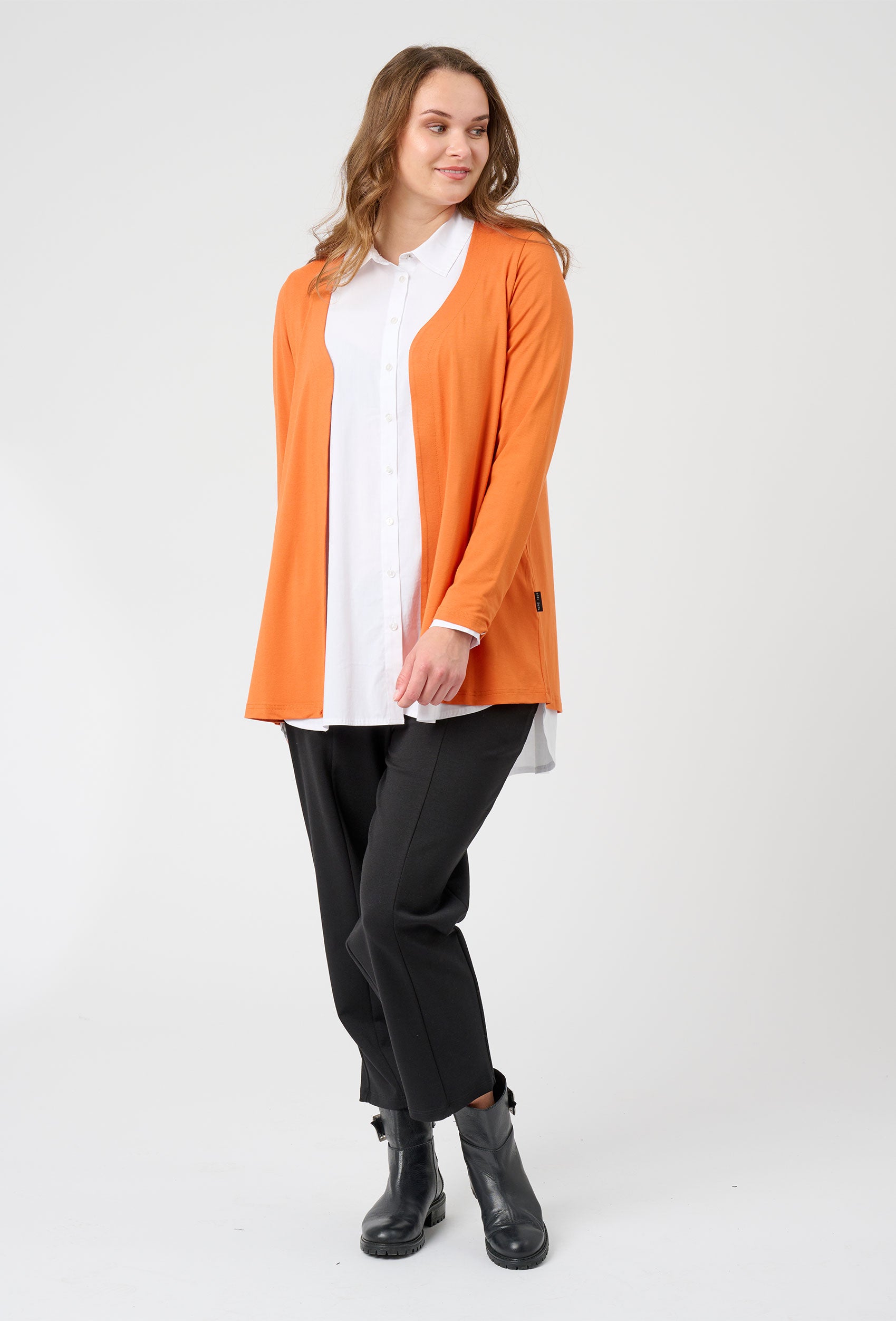 Pont Neuf PNClara Cardigan 299 Orange