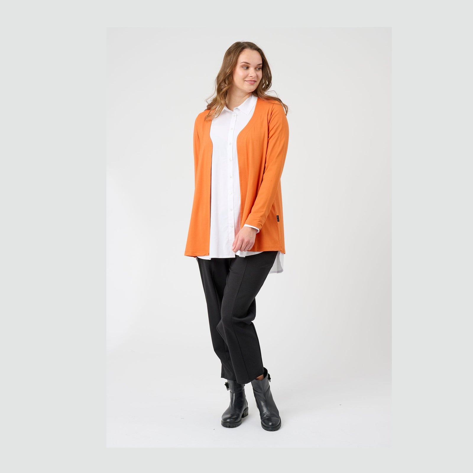Pont Neuf PNClara Cardigan 299 Orange