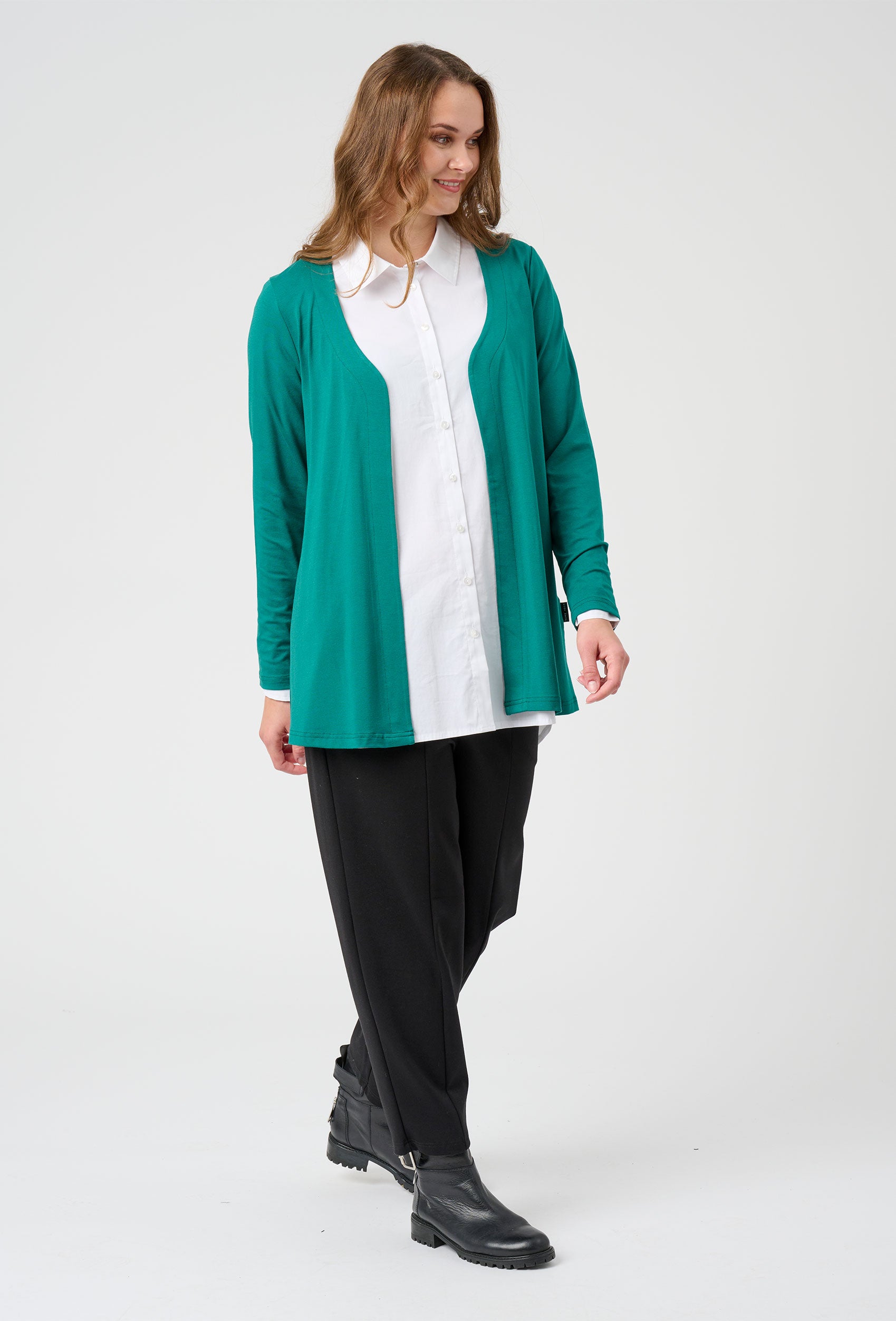 Pont Neuf PNClara Cardigan 572 Dark Petrol