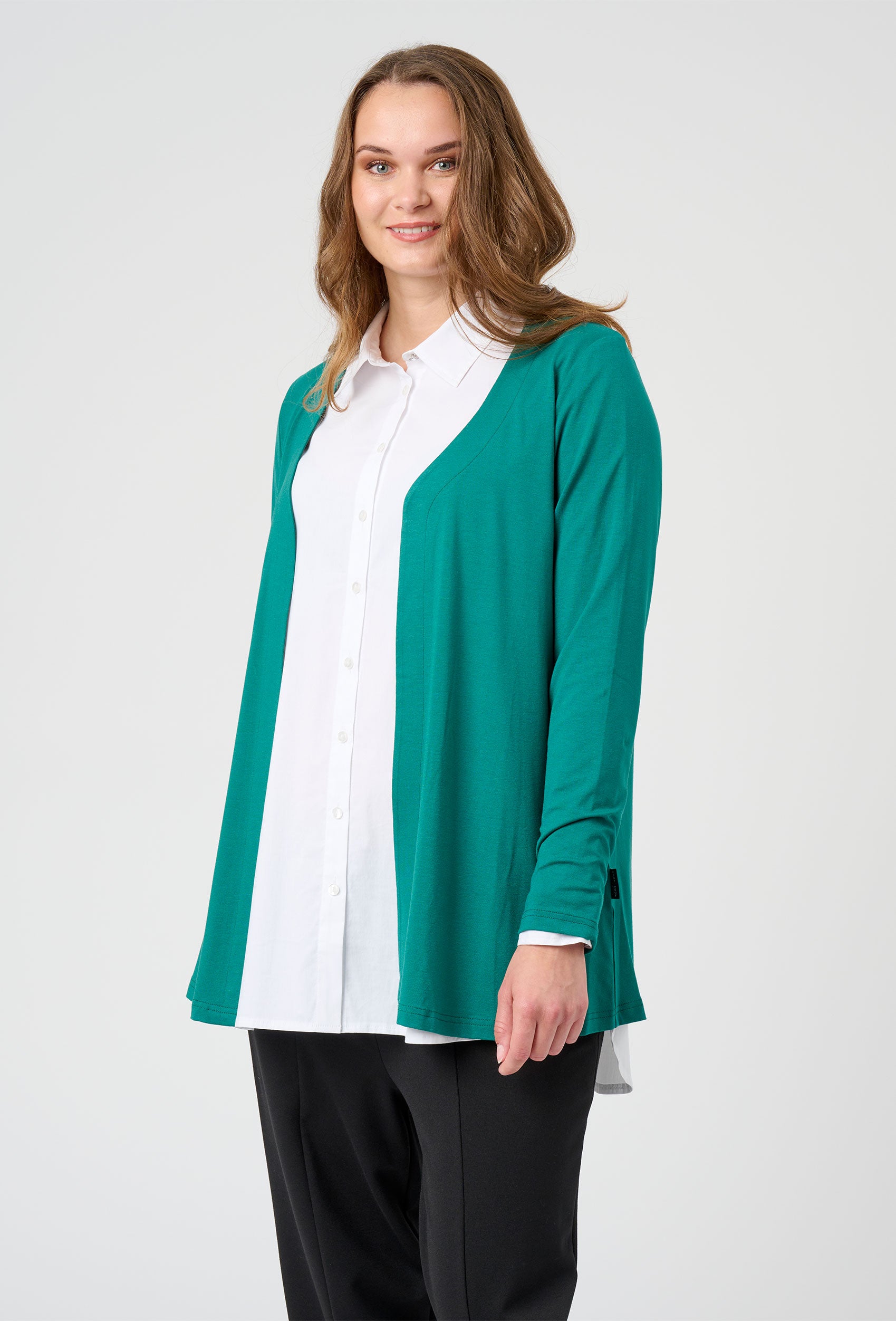 Pont Neuf PNClara Cardigan 572 Dark Petrol