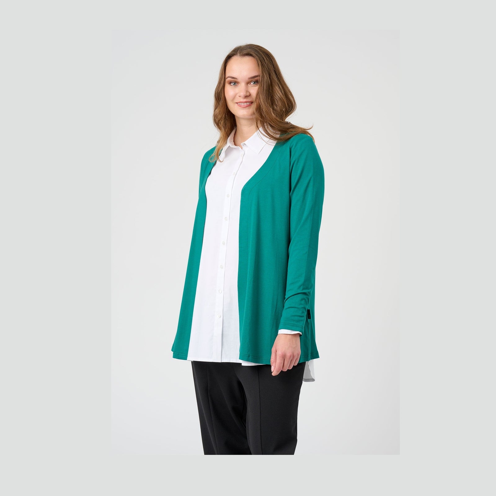 Pont Neuf PNClara Cardigan 572 Dark Petrol