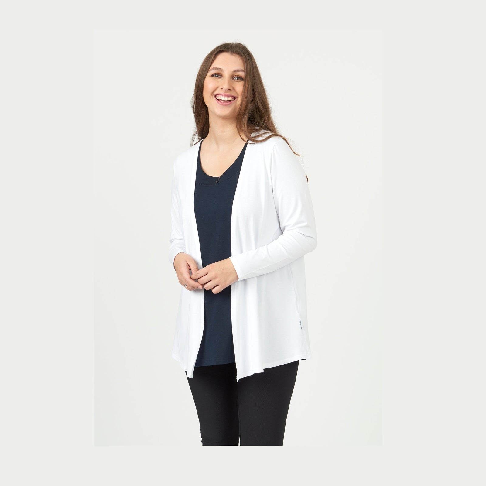 Pont Neuf PNClara Cardigan 101 White