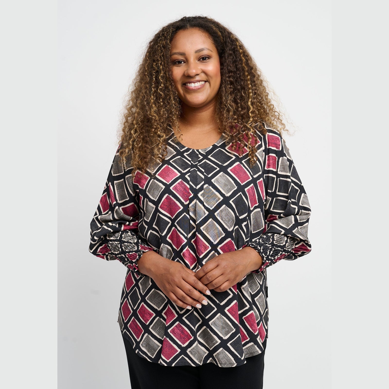 Pont Neuf PNDalvina Bluser 6500 PINK