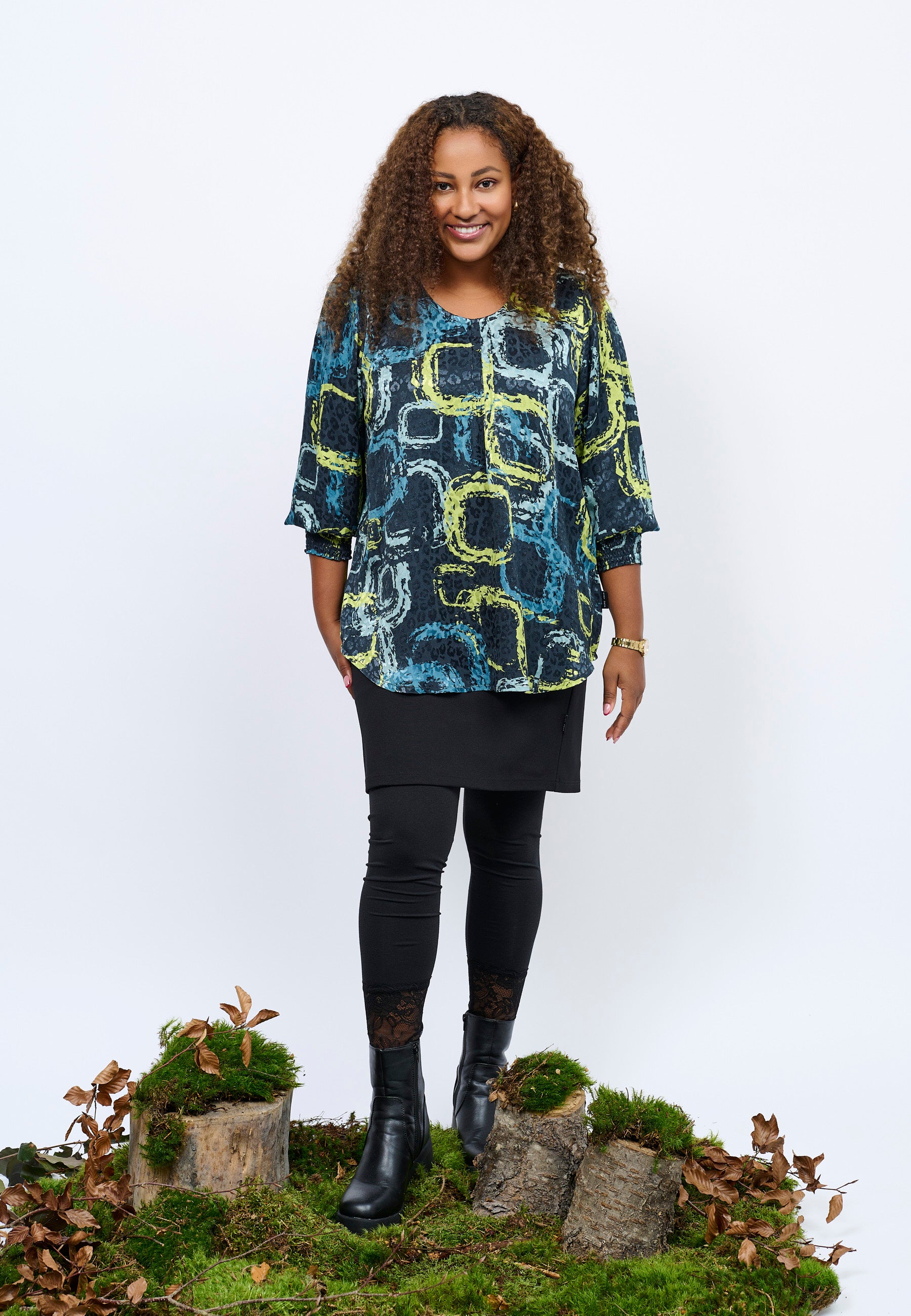 Pont Neuf PNDalvina Bluser 5999 NAVY BLUE