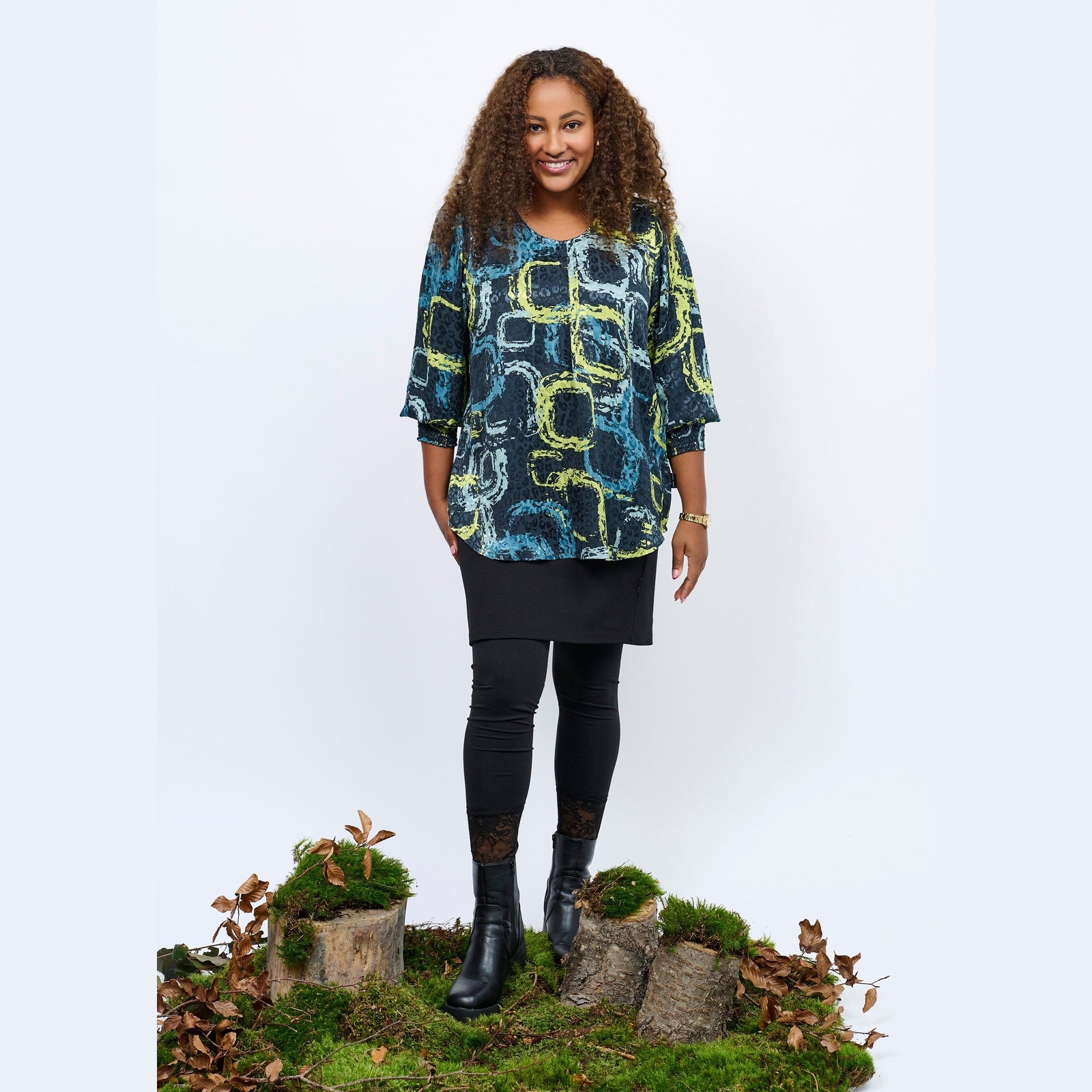 Pont Neuf PNDalvina Bluser 5999 NAVY BLUE