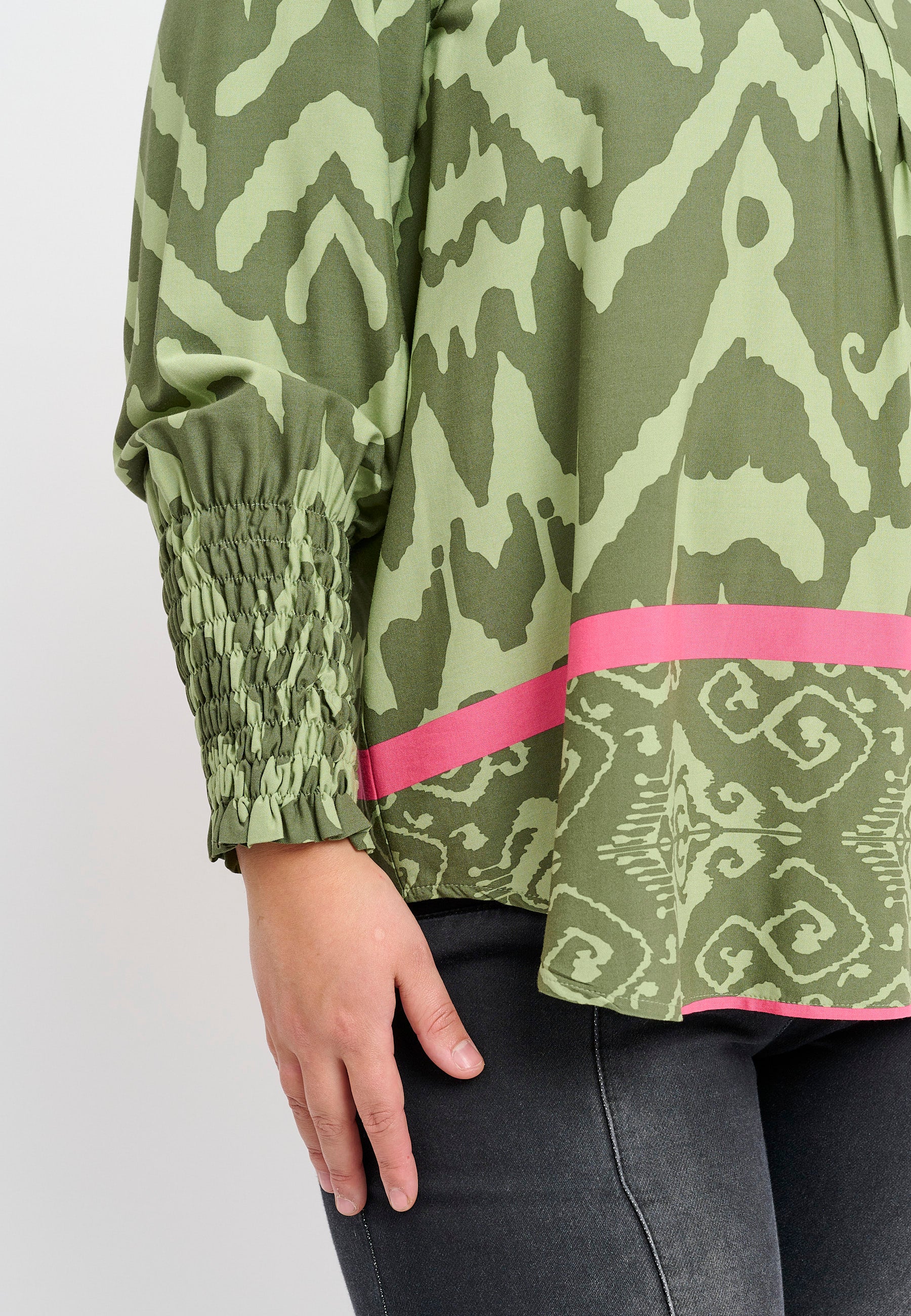 Pont Neuf PNDalvina Bluser 3506 Khaki Green