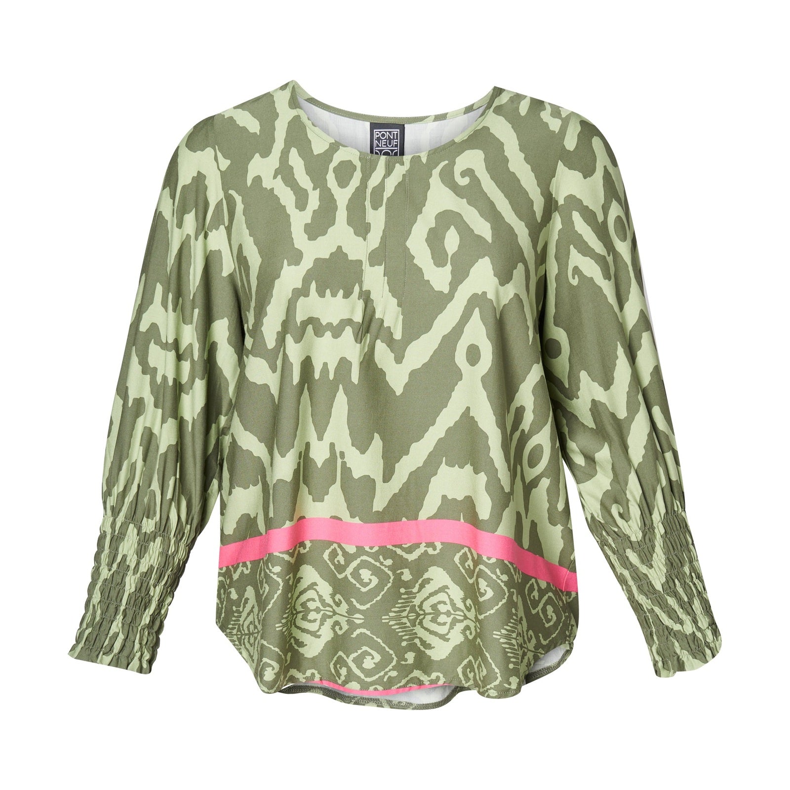 Pont Neuf PNDalvina Bluser 3506 Khaki Green