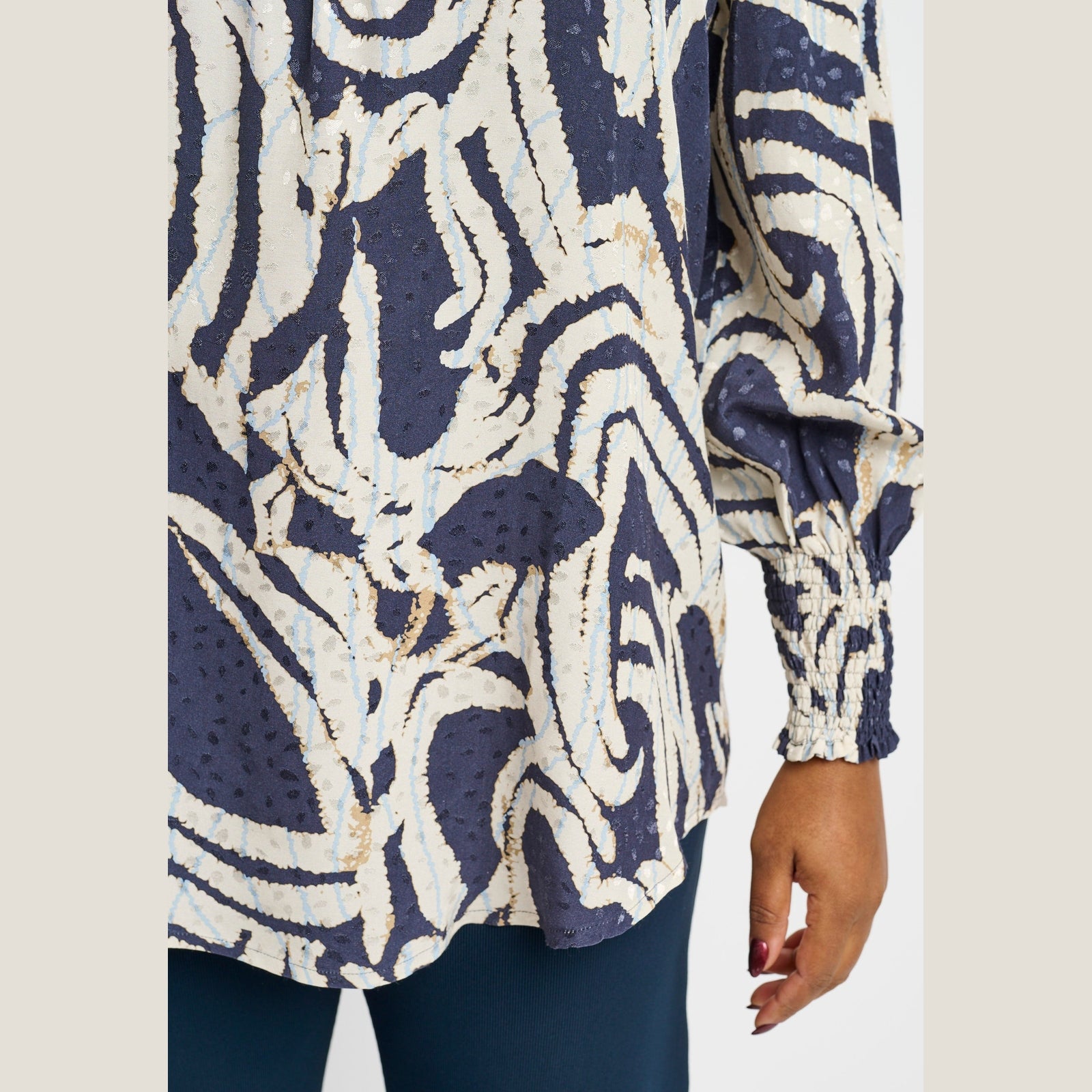 Pont Neuf PNDalvina Bluser 5999 NAVY BLUE