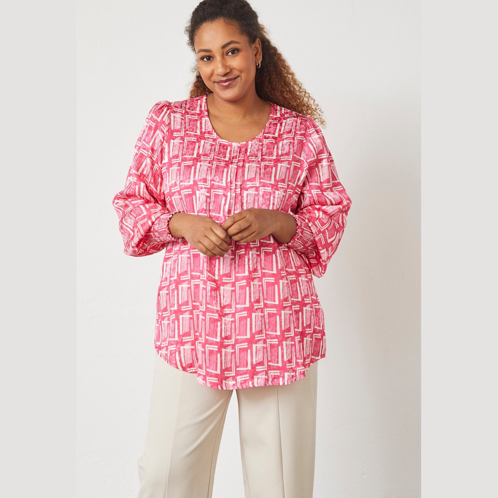 Pont Neuf PNDalvina Bluser 6500 PINK