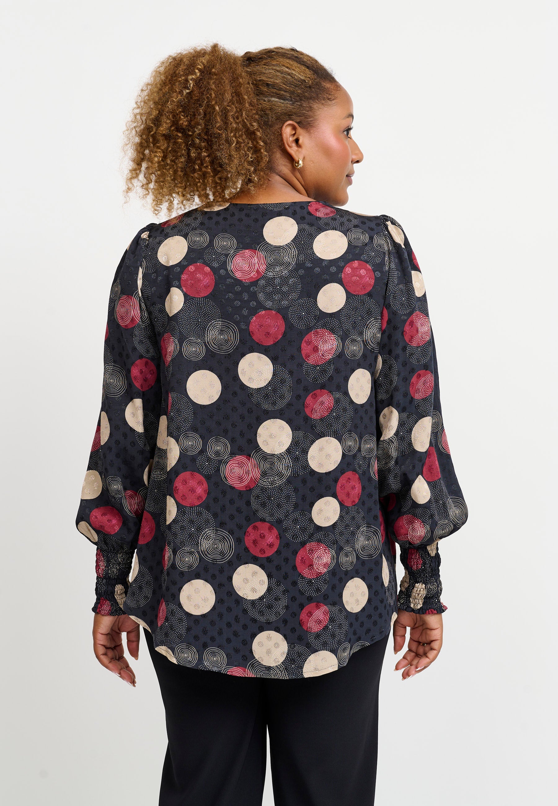 Pont Neuf PNDalvina Bluser 2999 BORDEAUX RED