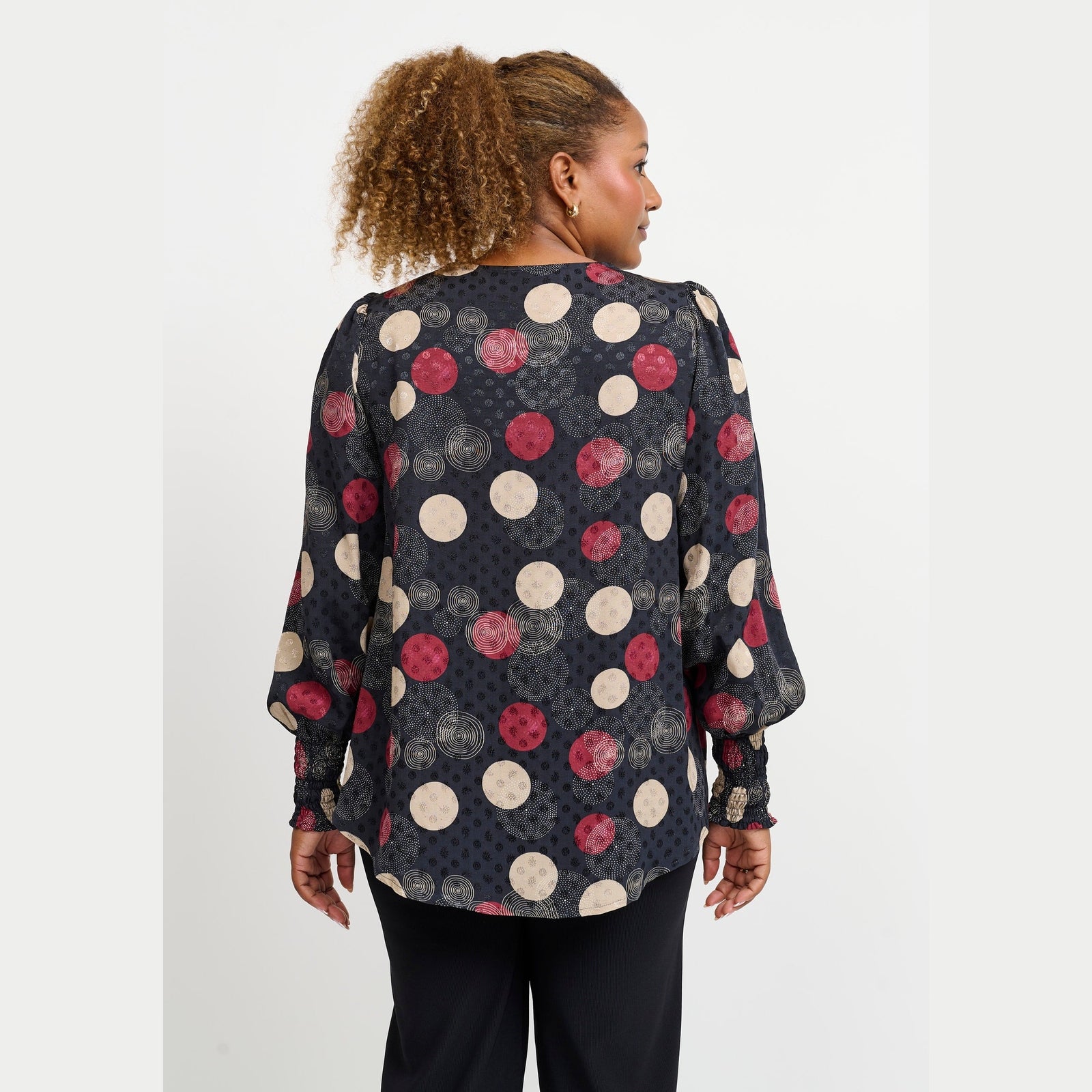 Pont Neuf PNDalvina Bluser 2999 BORDEAUX RED