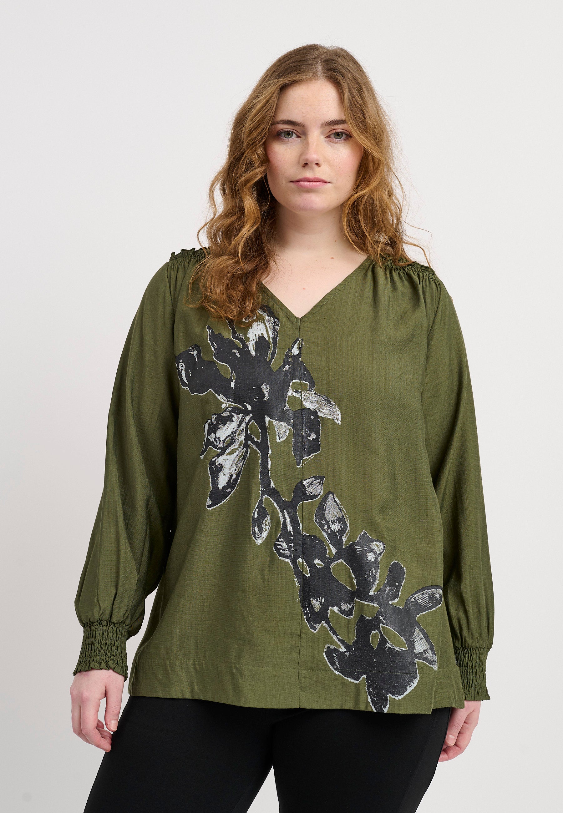 Pont Neuf PNDarma Bluser 3620 Forest Green