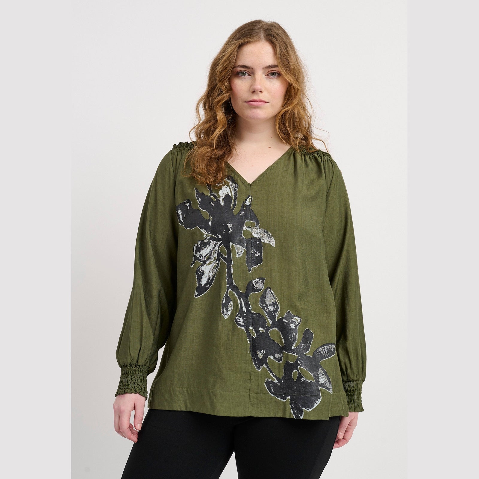 Pont Neuf PNDarma Bluser 3620 Forest Green