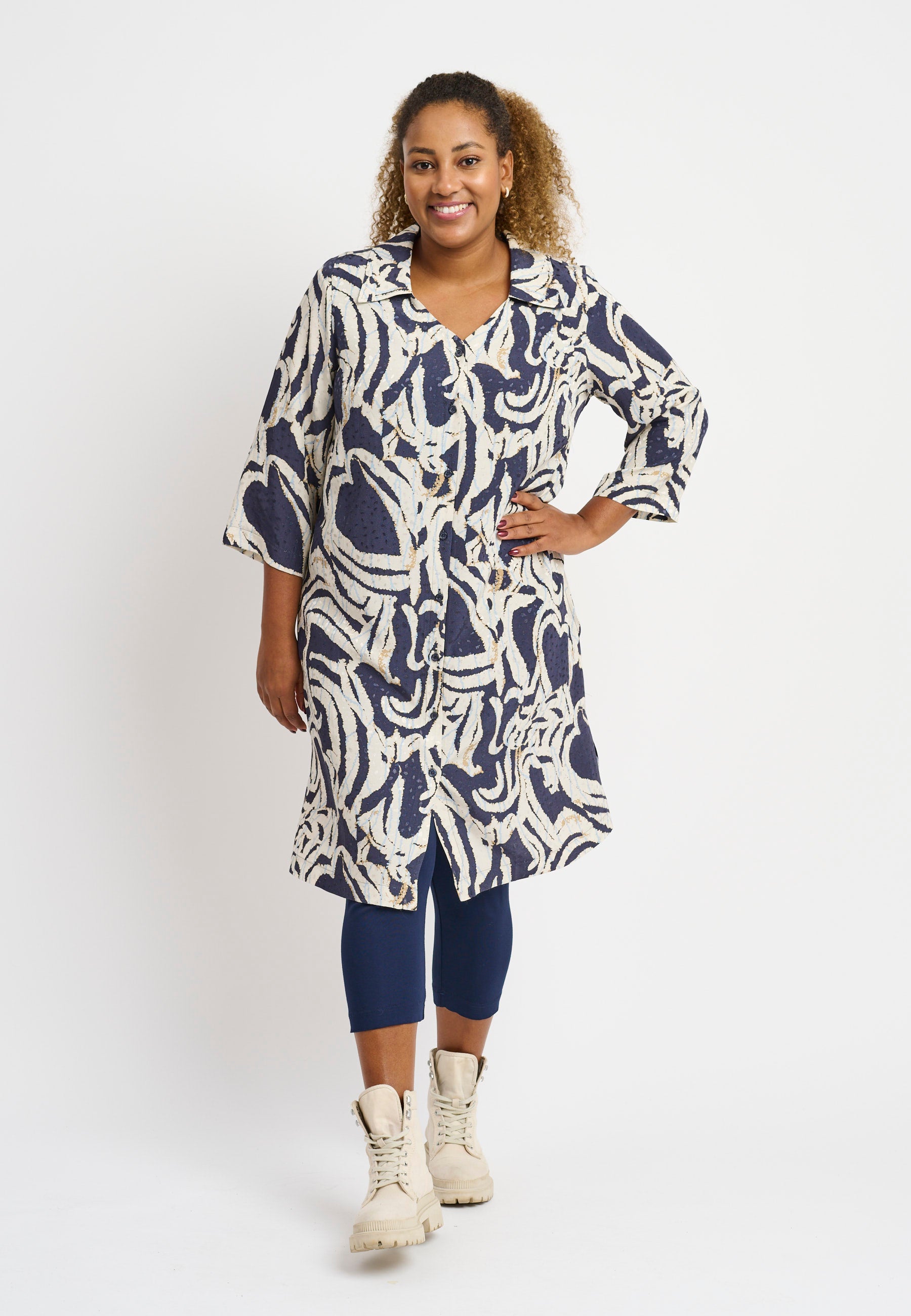 Pont Neuf PNDavia Skjortebluser 5999 NAVY BLUE