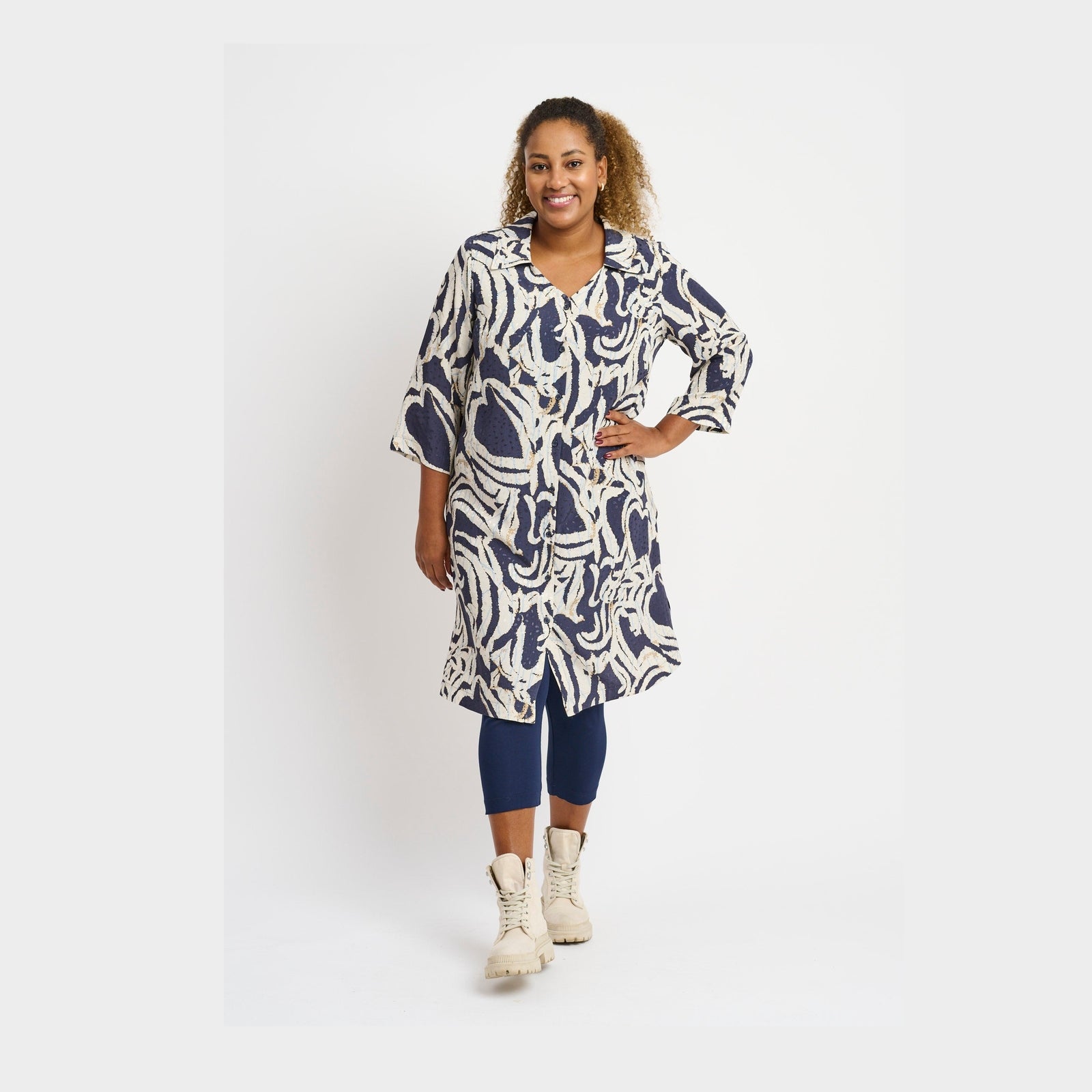 Pont Neuf PNDavia Skjortebluser 5999 NAVY BLUE