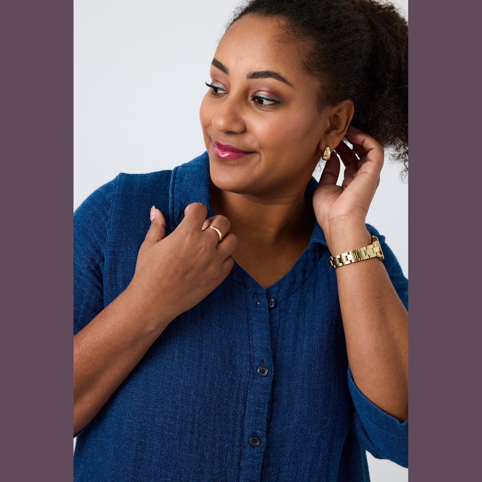 Pont Neuf PNDavia Skjortebluser 5275 Denim blue