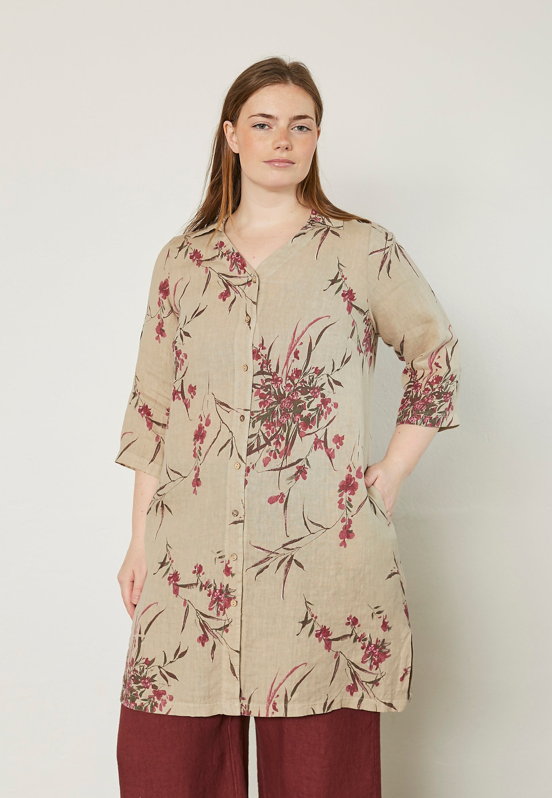 Pont Neuf PNDavia Skjortebluser 1111 Cashmere