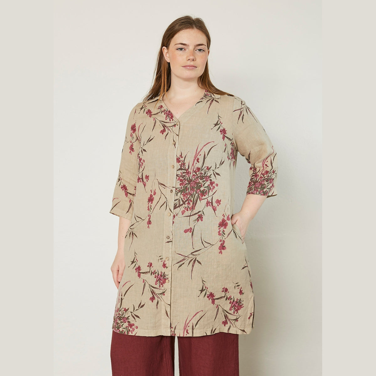 Pont Neuf PNDavia Skjortebluser 1111 Cashmere