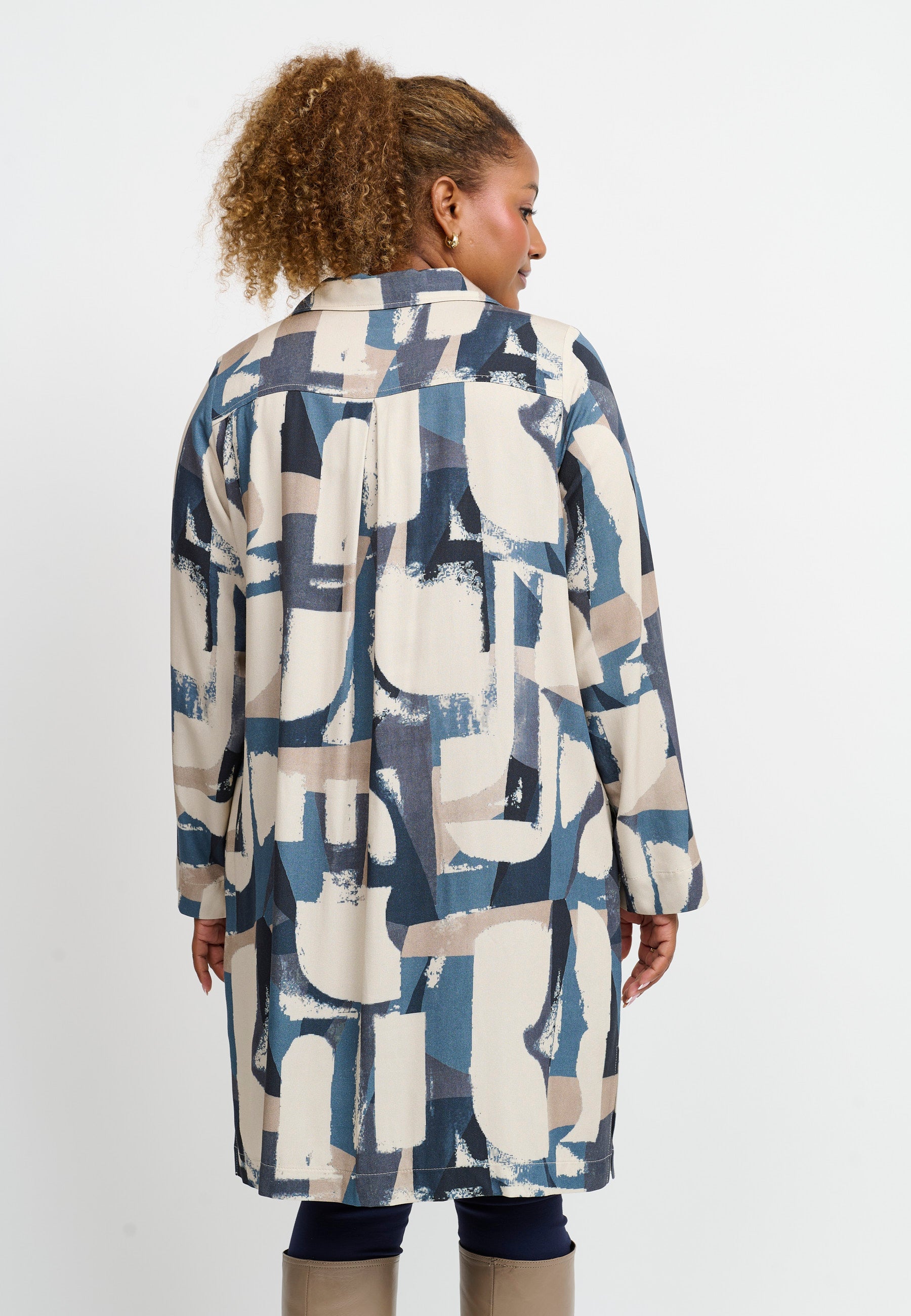 Pont Neuf PNDavia Mie Skjortebluser 5555 Steel Blue