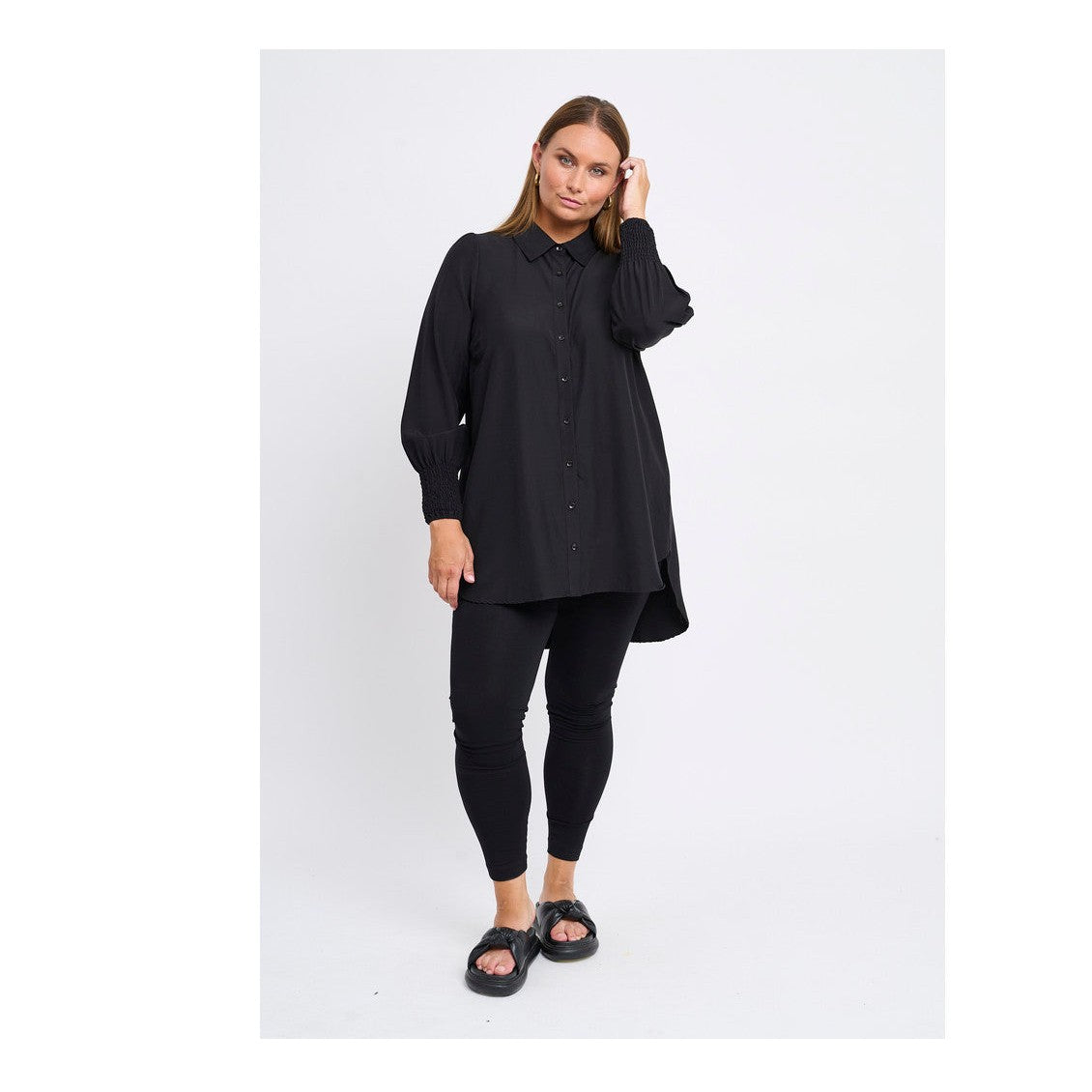 Pont Neuf PNDebbi Skjortebluser 9999 BLACK