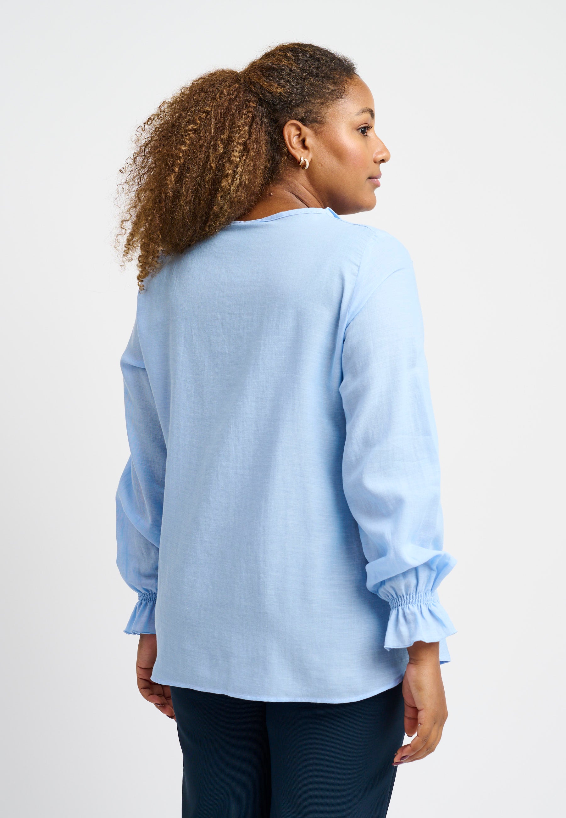 Pont Neuf PNDelin Skjortebluser 007 Light Blue