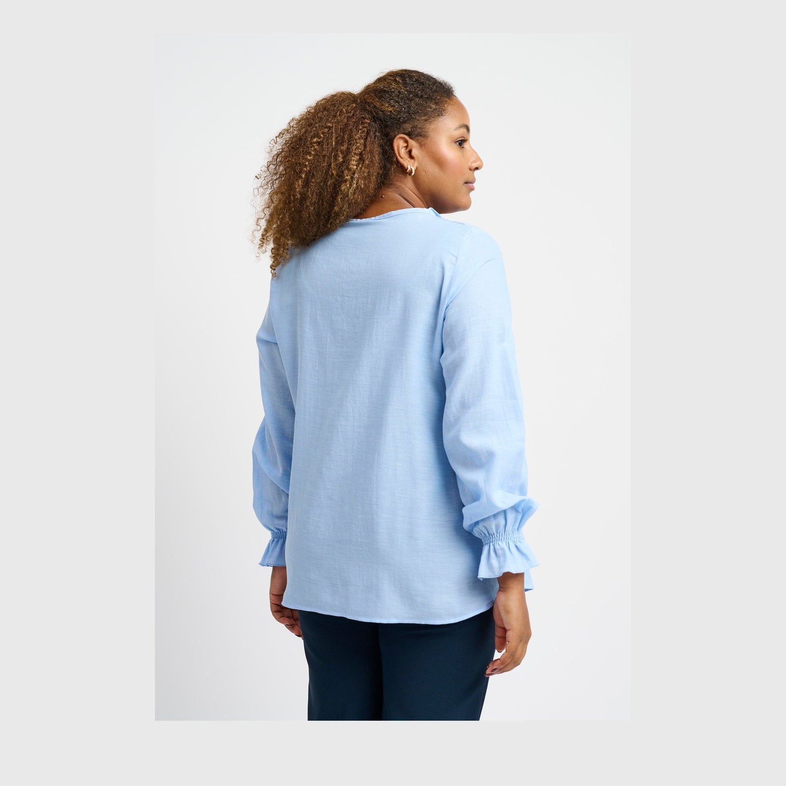 Pont Neuf PNDelin Skjortebluser 007 Light Blue