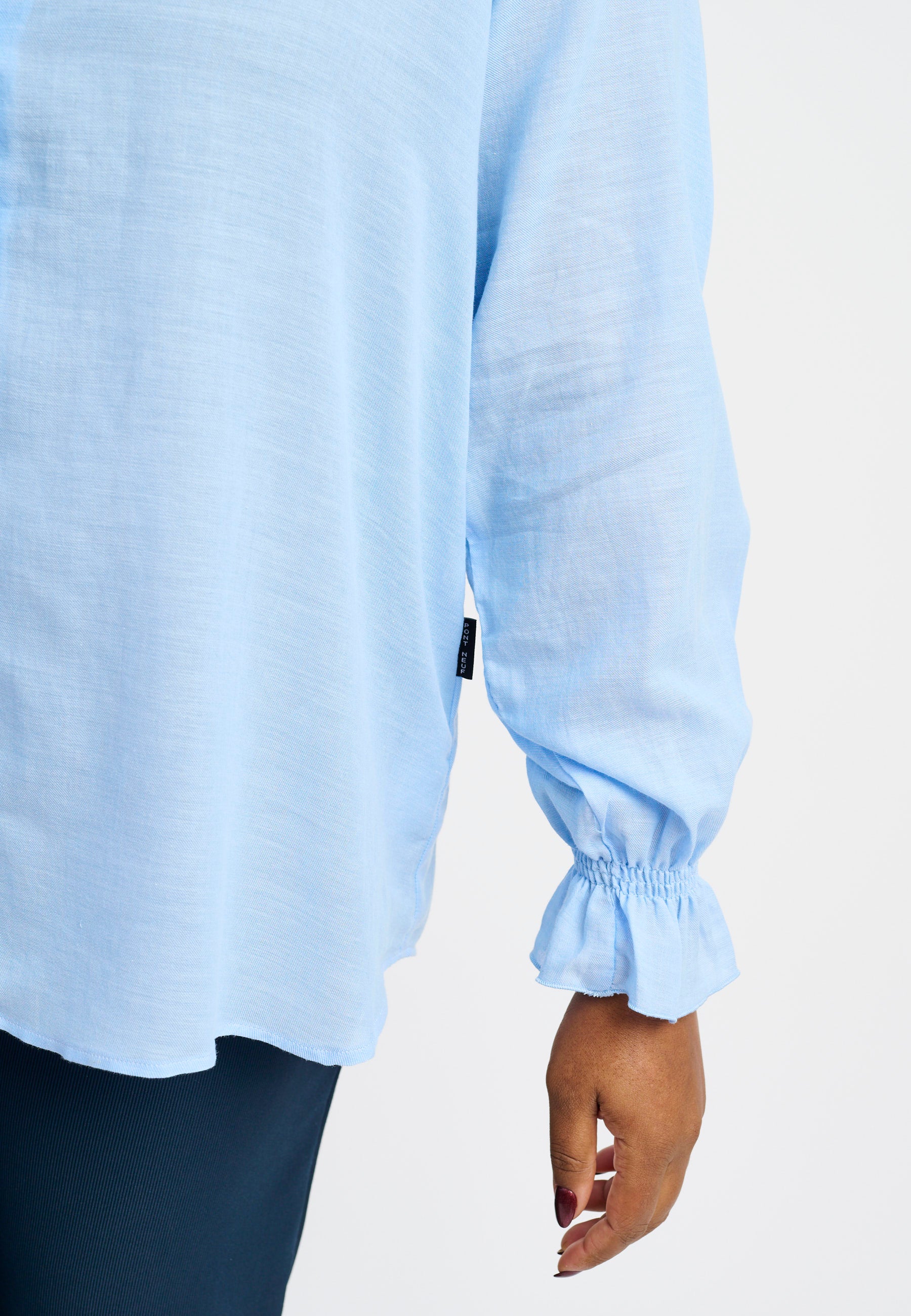 Pont Neuf PNDelin Skjortebluser 007 Light Blue