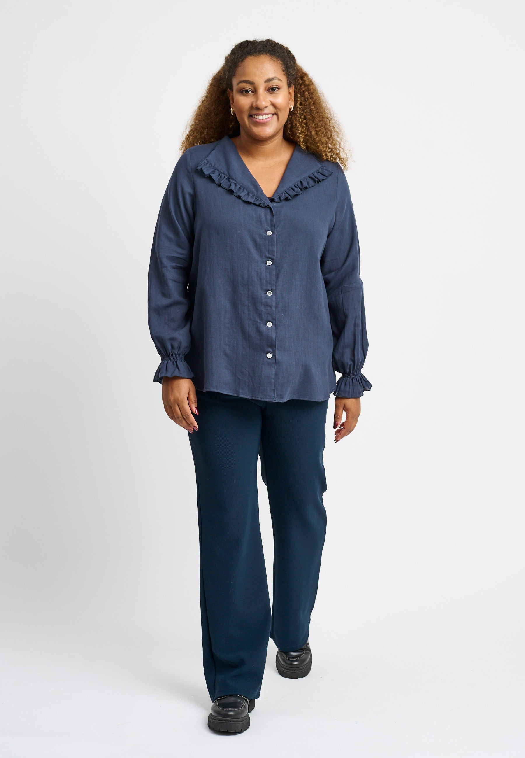 Pont Neuf PNDelin Skjortebluser 009 Navy blue