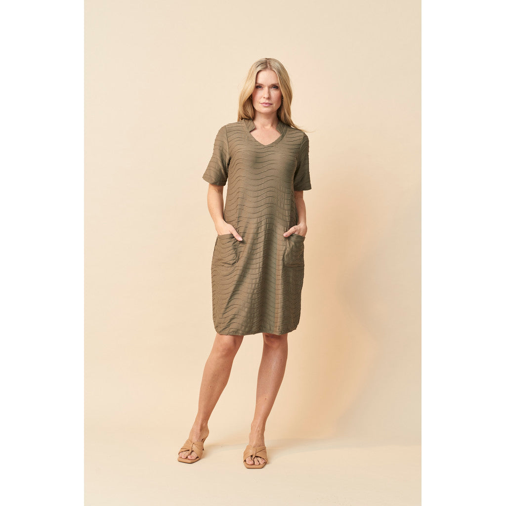 Pont Neuf PNDemeka Kjoler 672 Khaki