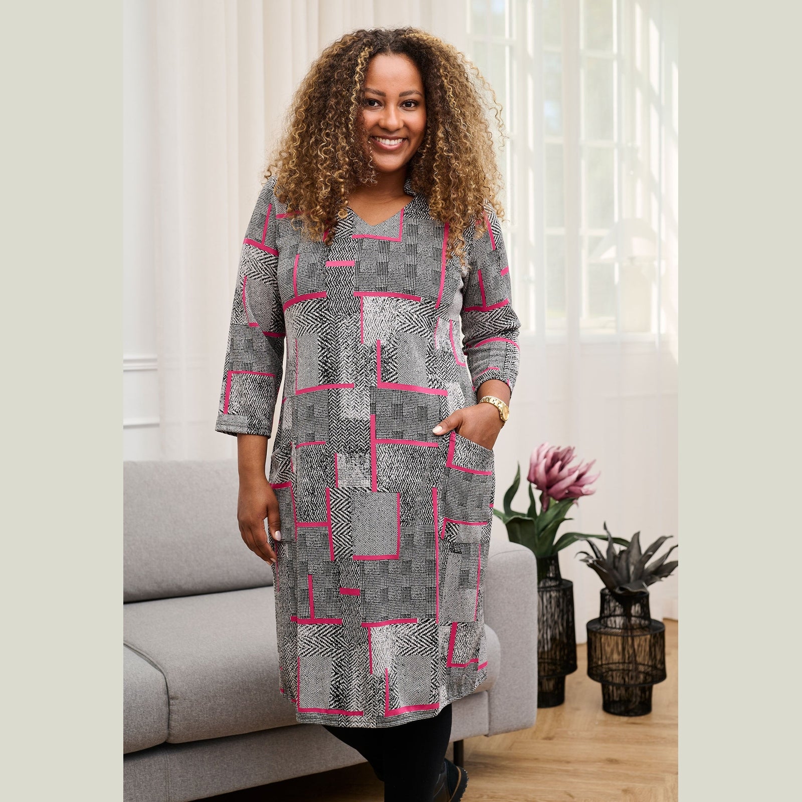 Pont Neuf PNDemeka Tea Kjoler 6500 PINK