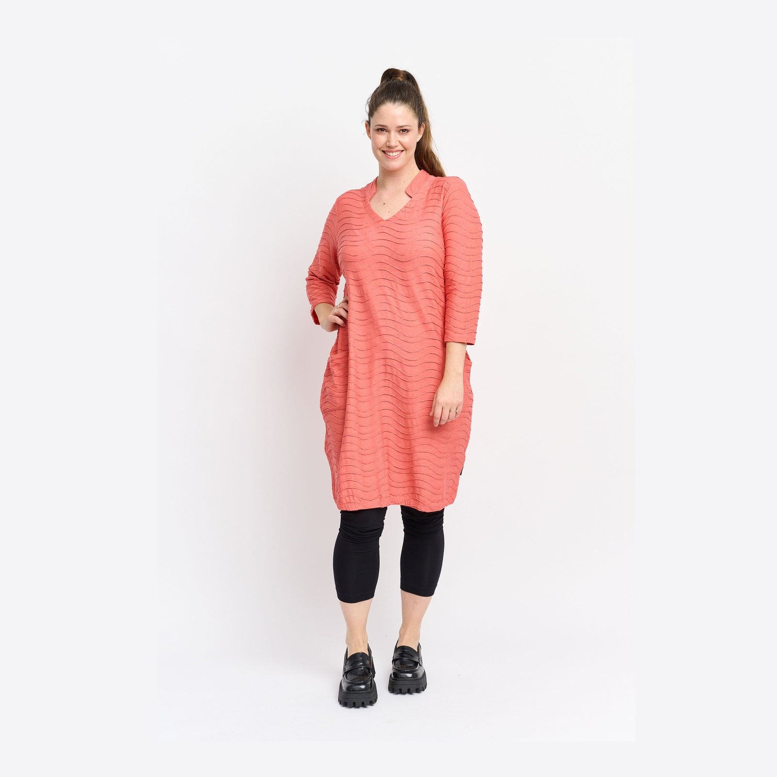 Pont Neuf PNDemeka Tea Kjoler 055 Coral red