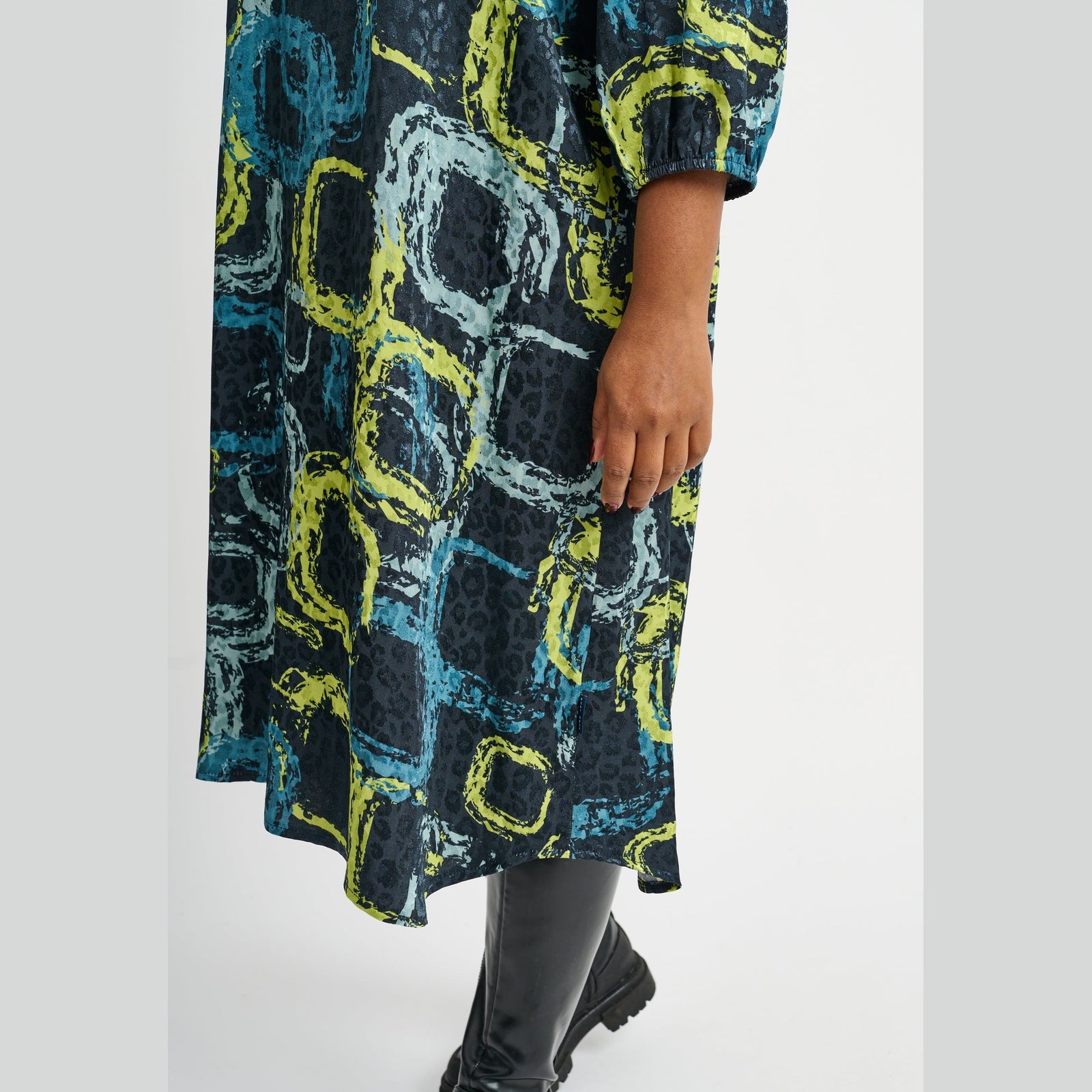 Pont Neuf PNDena Kjoler 5052 Petrol Blue
