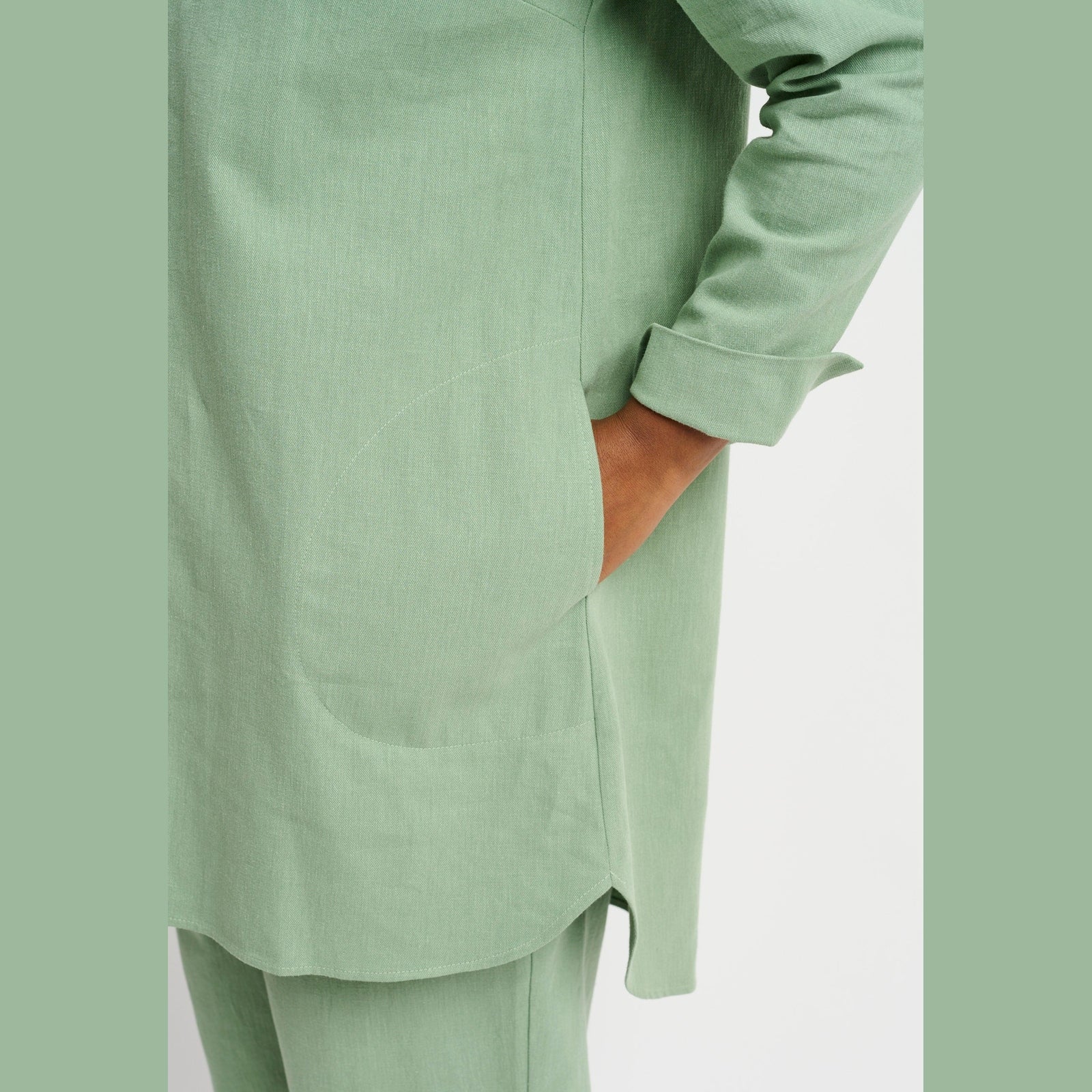 Pont Neuf PNDidda Skjortebluser 3506 Khaki Green