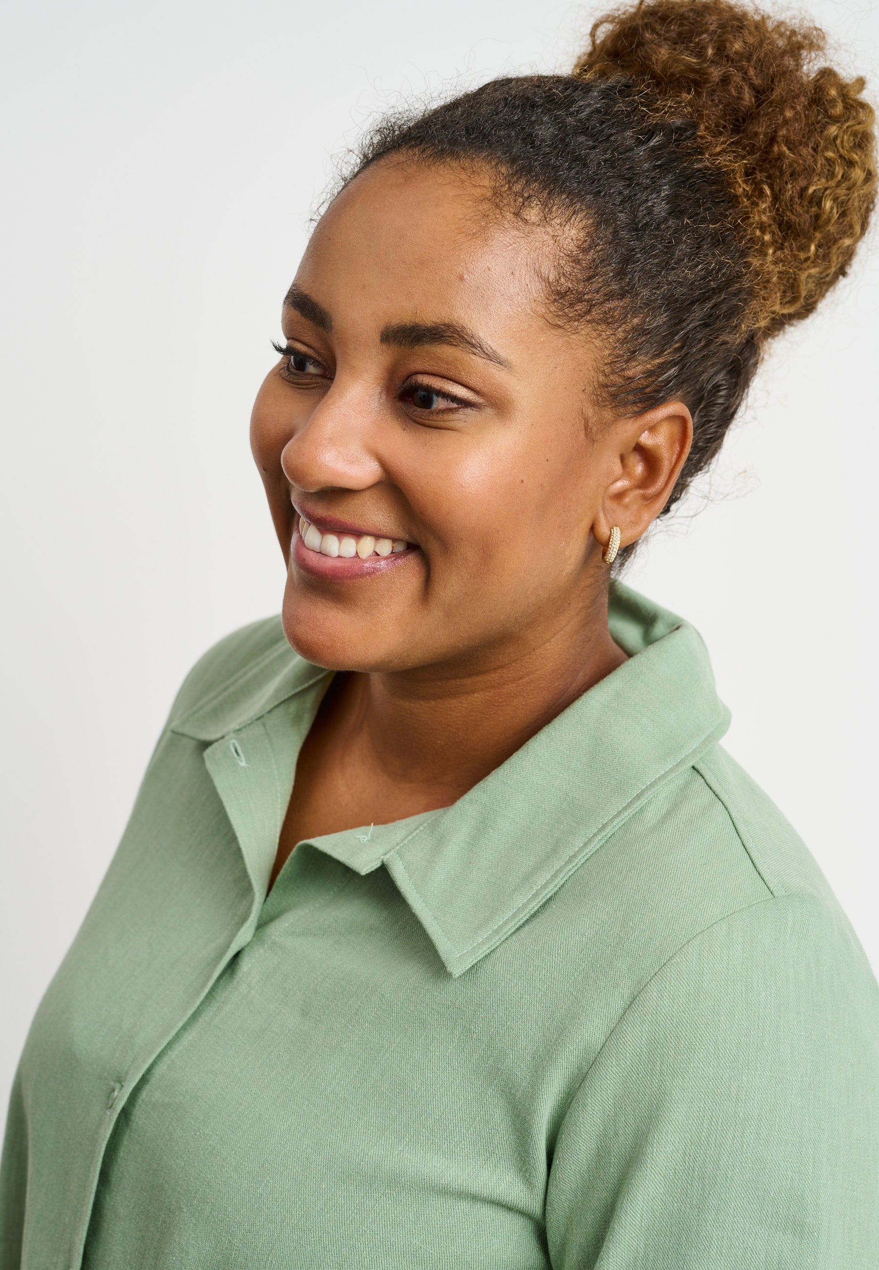 Pont Neuf PNDidda Skjortebluser 3506 Khaki Green