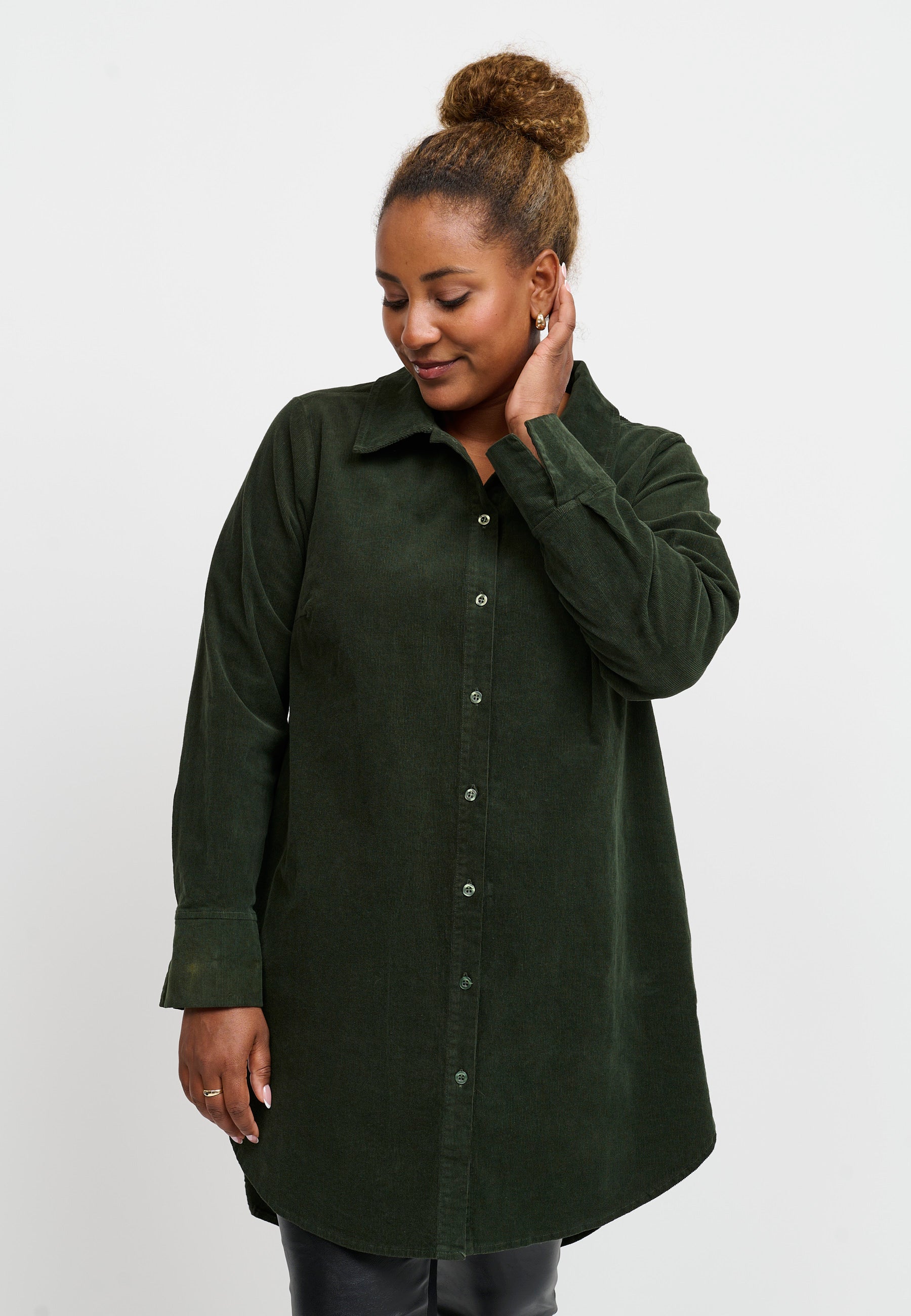 Pont Neuf PNDidda Skjortebluser 3899 Dark forest green