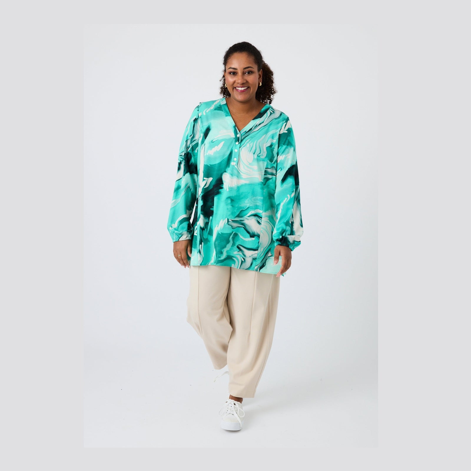 Pont Neuf PNDonita Tunikaer 3480 Aqua Green