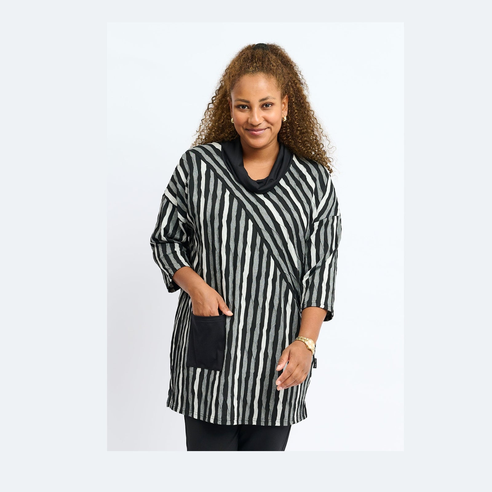 Pont Neuf PNDorina Bluser 3940 Steel Grey