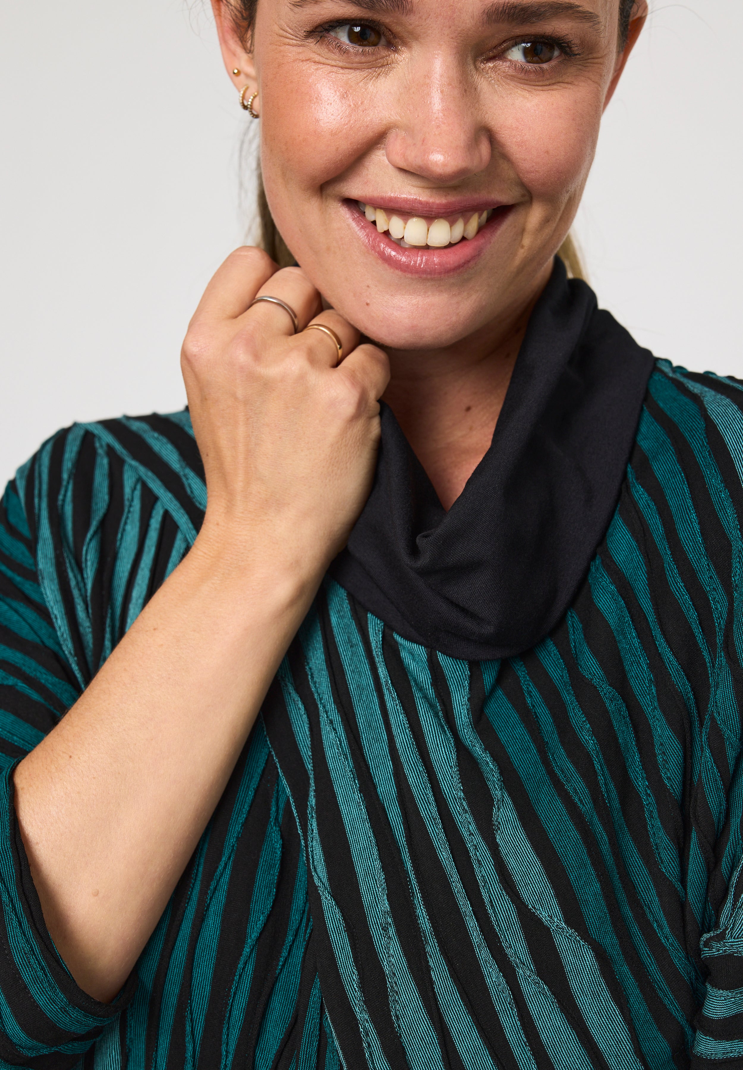 Pont Neuf PNDorina Tunikaer 5053 Petrol melange