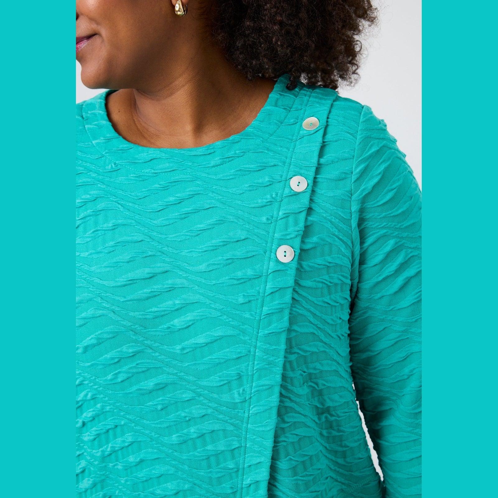 Pont Neuf PNEdvia Tunikaer 3480 Aqua Green