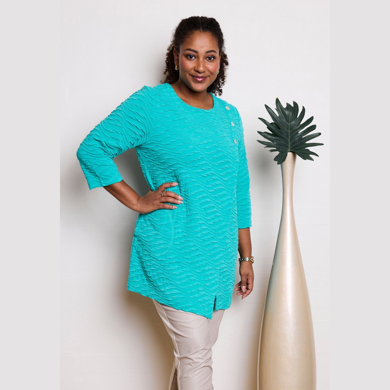 Pont Neuf PNEdvia Tunikaer 3480 Aqua Green
