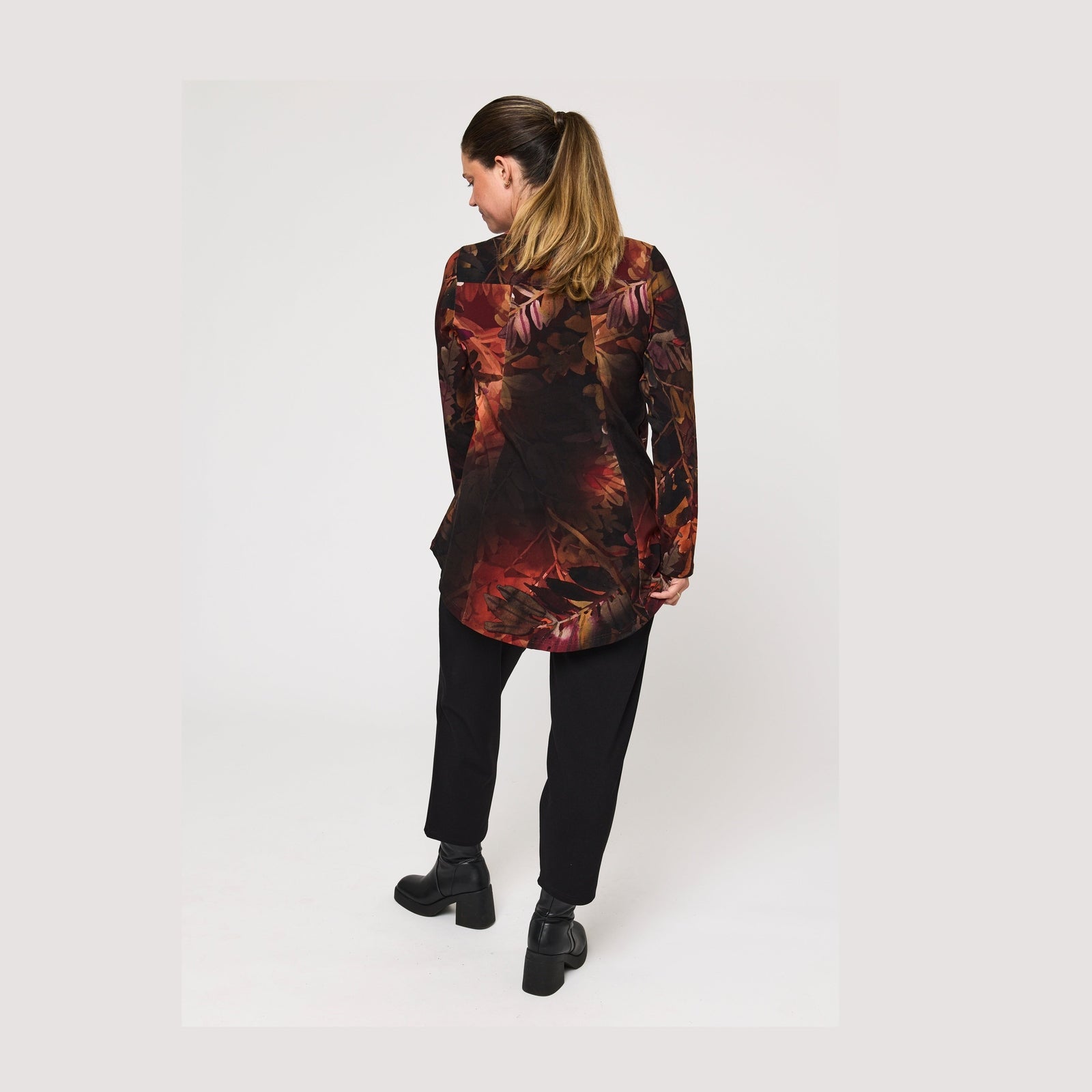 Pont Neuf PNElvira Bluser 2999 BORDEAUX RED