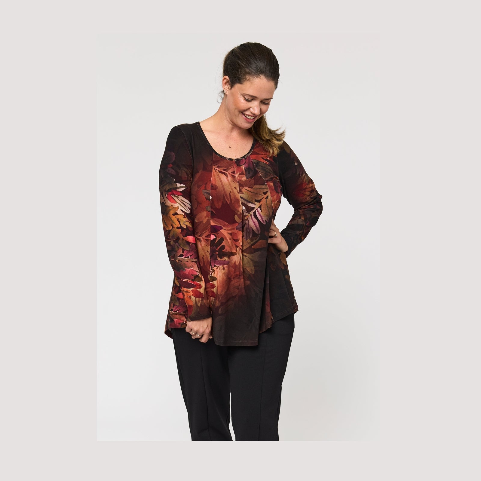 Pont Neuf PNElvira Bluser 2999 BORDEAUX RED
