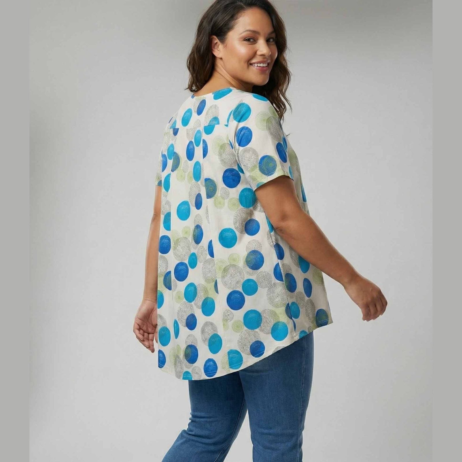 Pont Neuf PNElvira Sia Bluser 5285 turquoise