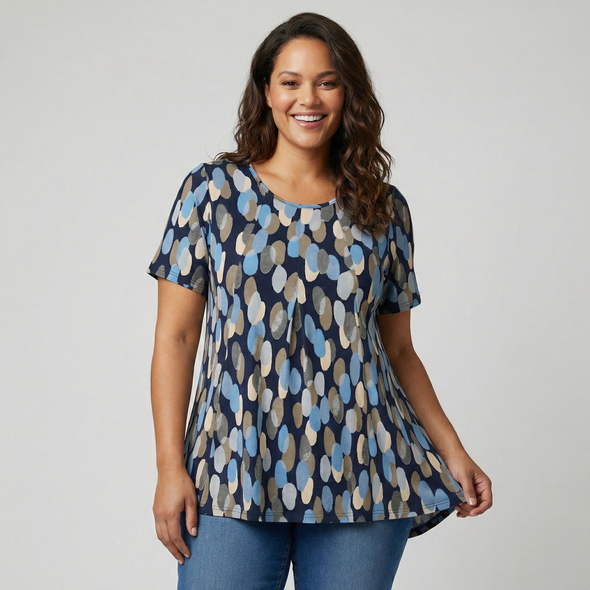 Pont Neuf PNElvira Sia Bluser 5340 Ocean blue