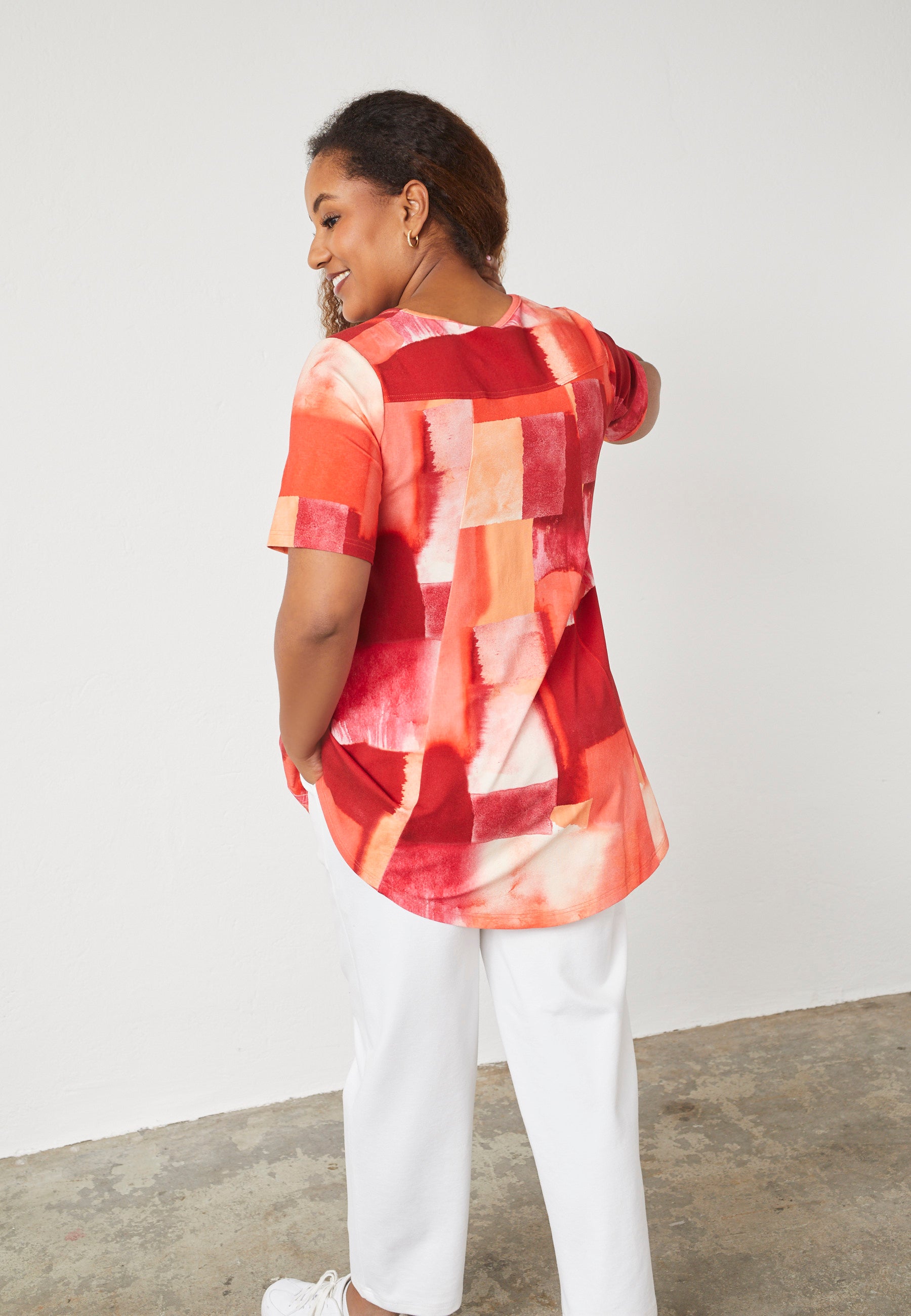 Pont Neuf PNElvira Sia T-Shirt 2451 Rose Red