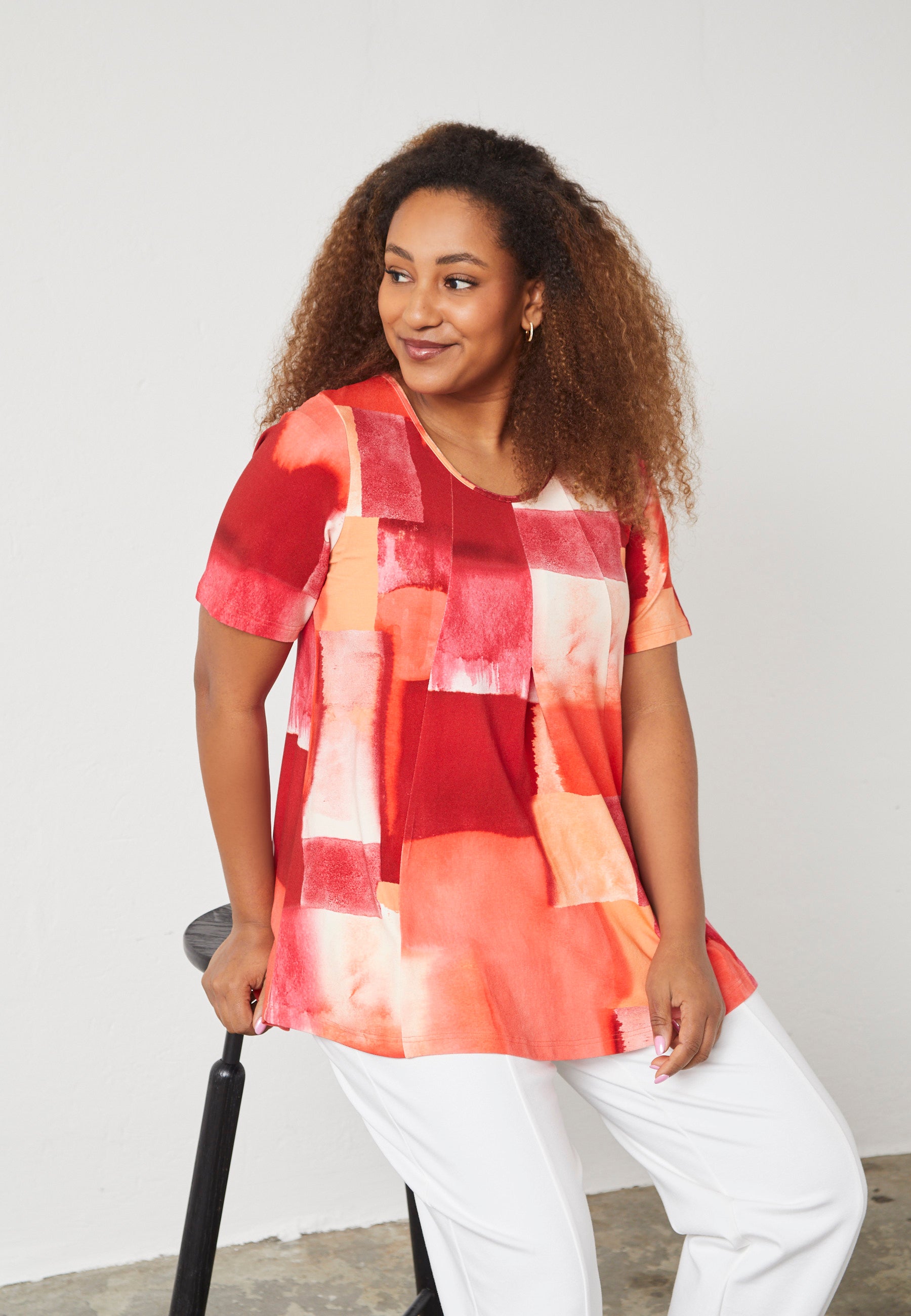 Pont Neuf PNElvira Sia T-Shirt 2451 Rose Red