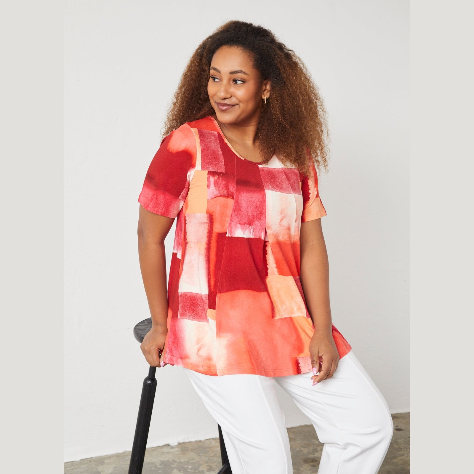 Pont Neuf PNElvira Sia T-Shirt 2451 Rose Red