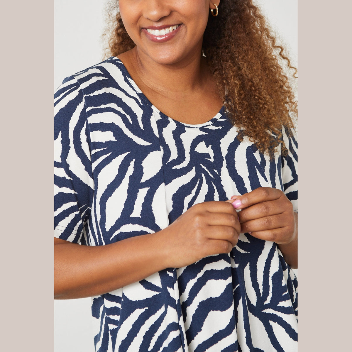 Pont Neuf PNElvira Sia T-Shirt 5999 NAVY BLUE